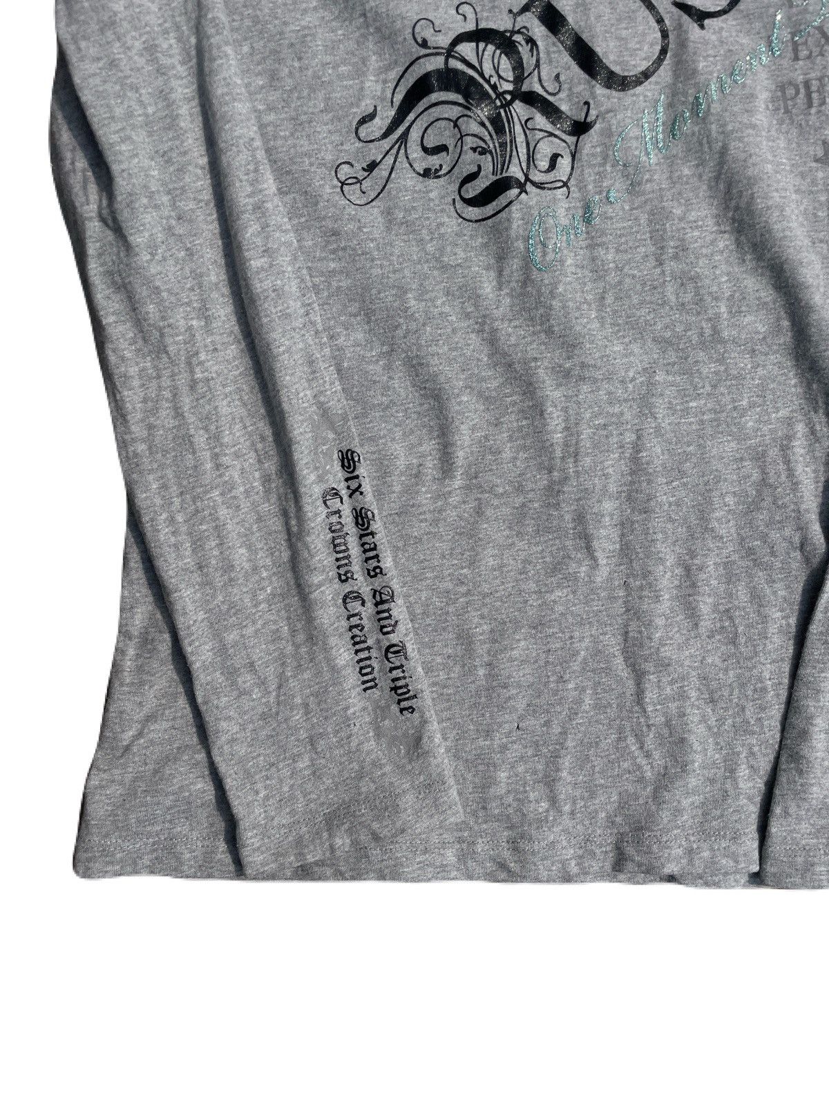 If Six Was Nine 2000s Japanese archive Giltter Poem V-neck Long Sleeve Tee Size US S / EU 44-46 / 1 - 6 Thumbnail