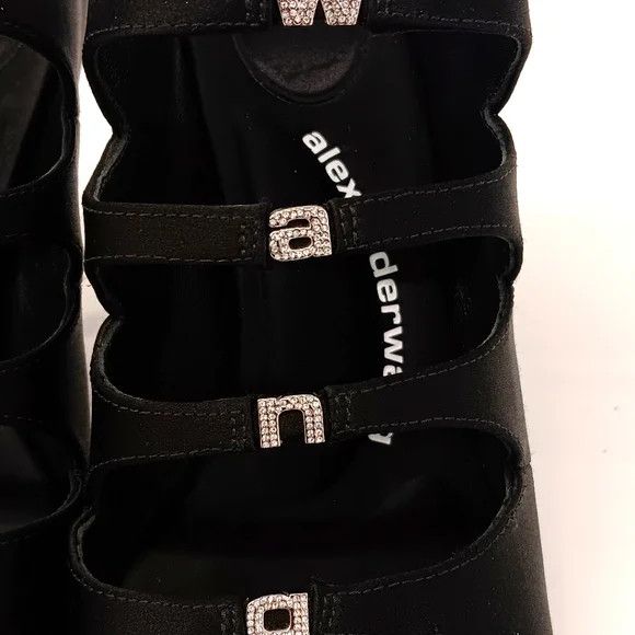 Alexander Wang Alexander Wang Lolita Crystal Embellish Sandal Heels EU37 Size US 7 / IT 37 - 8 Thumbnail