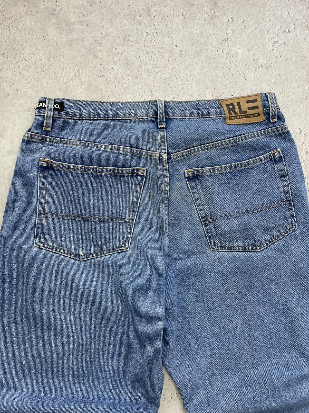 Polo Ralph Lauren Polo Ralph Lauren Denim baggy pants retro style Size US 34 / EU 50 - 12 Thumbnail