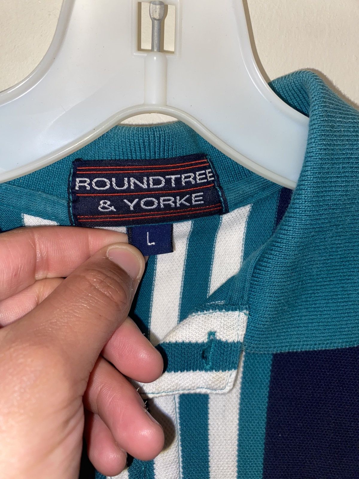 Other Striped Roundtree and Yorke Polo Size US L / EU 52-54 / 3 - 4 Thumbnail