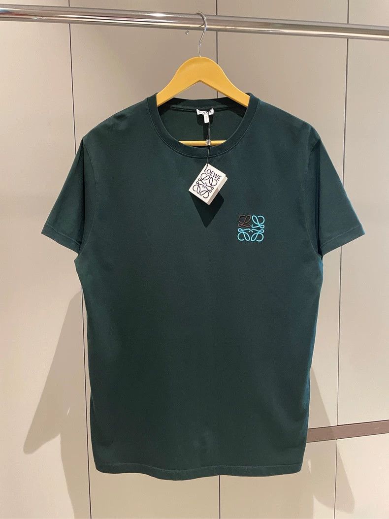 Loewe LOEWE Green and grey limited edition embroidered logo shor Size M / US 6-8 / IT 42-44 - 1 Thumbnail