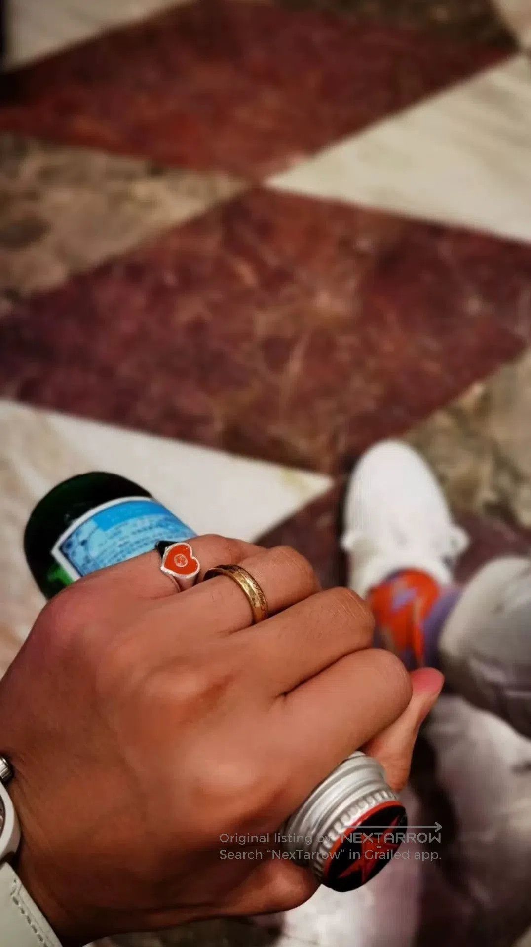 Gucci Gucci Red Heart Ring. Size ONE SIZE - 4 Thumbnail