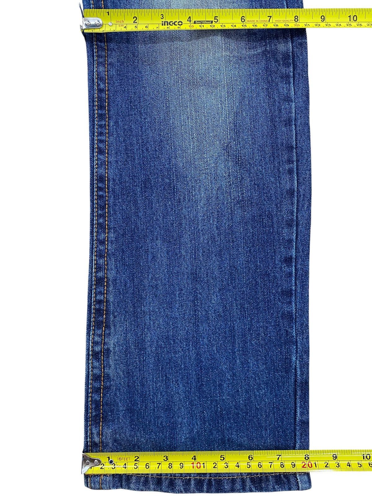 Japanese Brand Japanese Brand Light Wash Patches Style Straight Leg Jeans Size US 30 / EU 46 - 9 Thumbnail