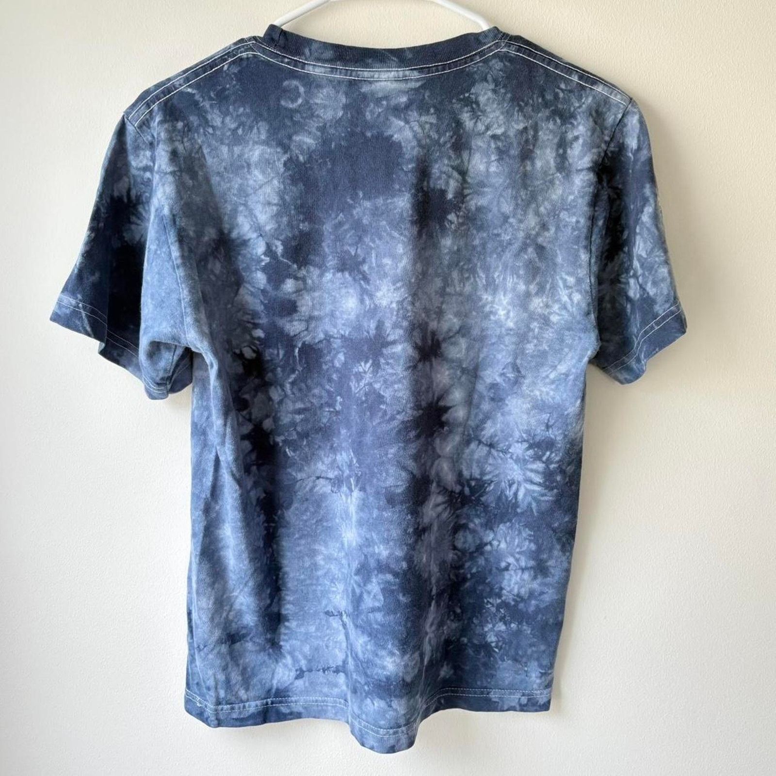 Nike Blue vintage 90s tie dye rainforest Size US S / EU 44-46 / 1 - 5 Thumbnail