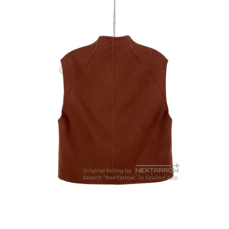 Hermes Hermes Brown Red Cashmere Vest Size XS / US 0-2 / IT 36-38 - 2 Thumbnail