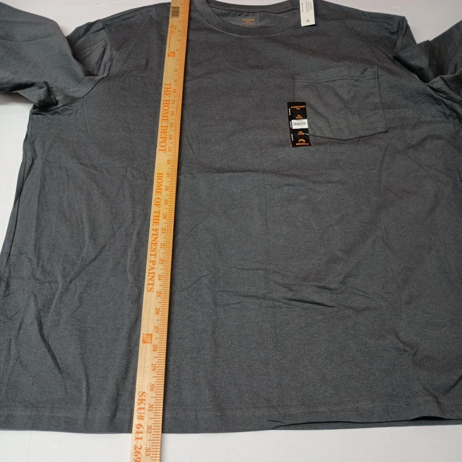Other 2 Brahma Work T-Shirt 4XL 58-60 White And Gray Pocket Tee Size US XXL / EU 58 / 5 - 7 Thumbnail