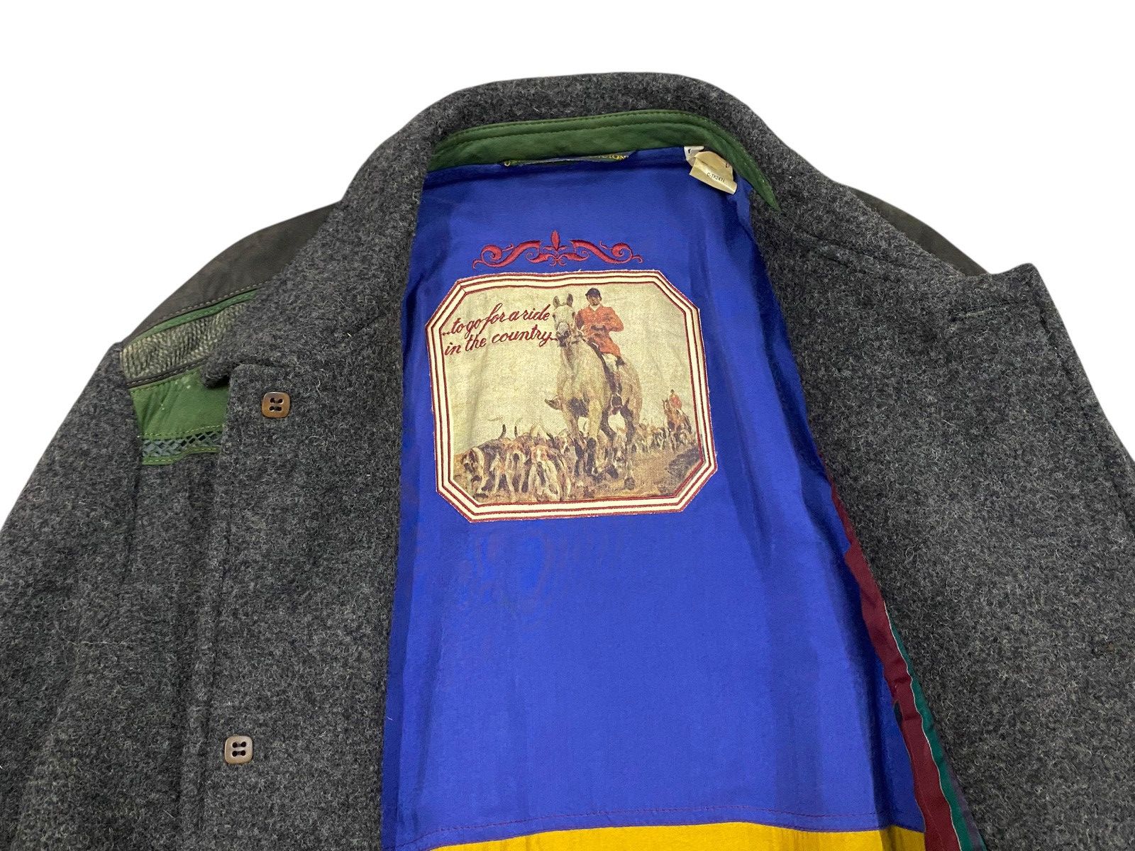 Japanese Brand Vtg Umbreto Wool Jacket Size US XL / EU 56 / 4 - 3 Thumbnail
