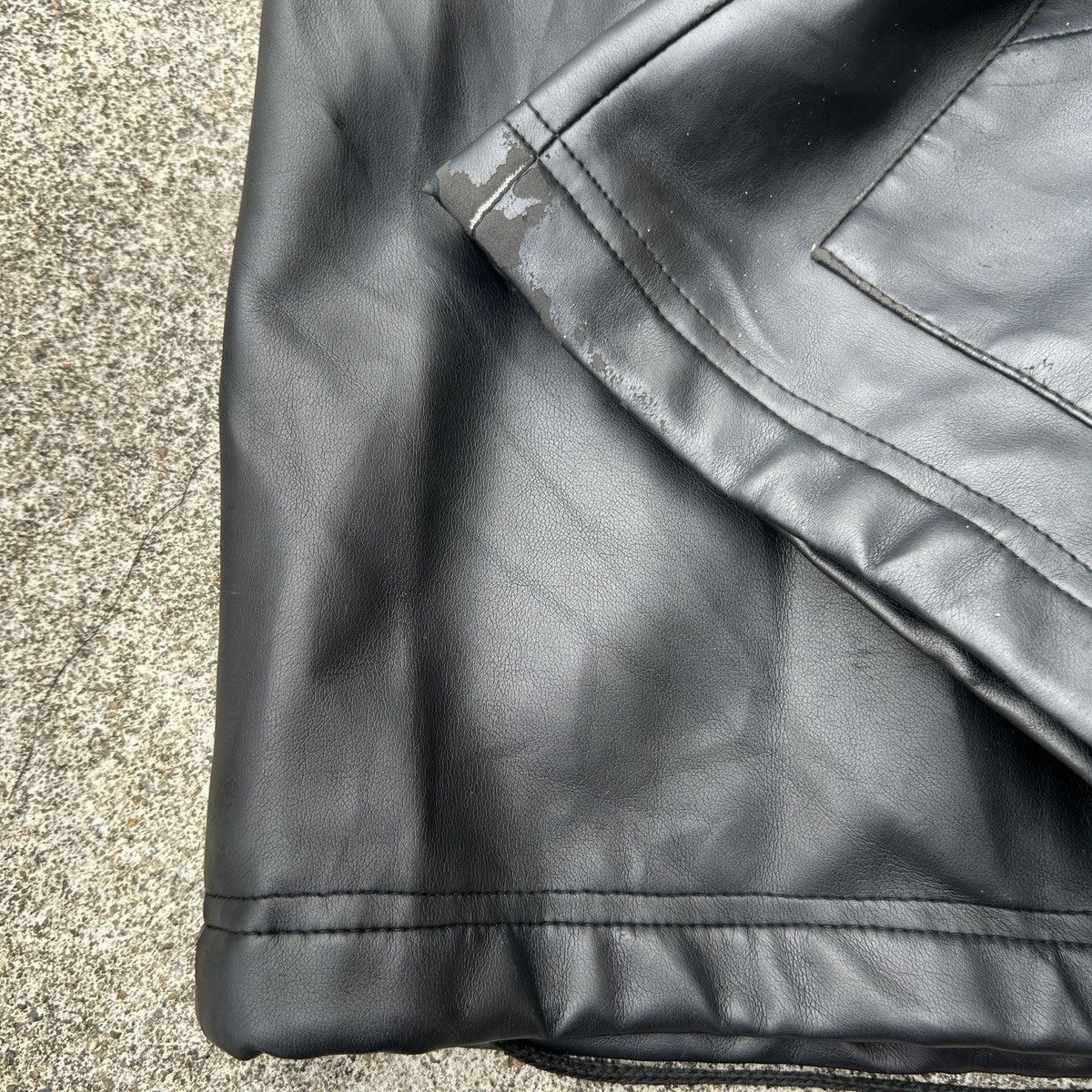 Japanese Brand × Vintage vintage Soggetto Leather Jacket Hoodie Nice details Size US S / EU 44-46 / 1 - 15 Thumbnail