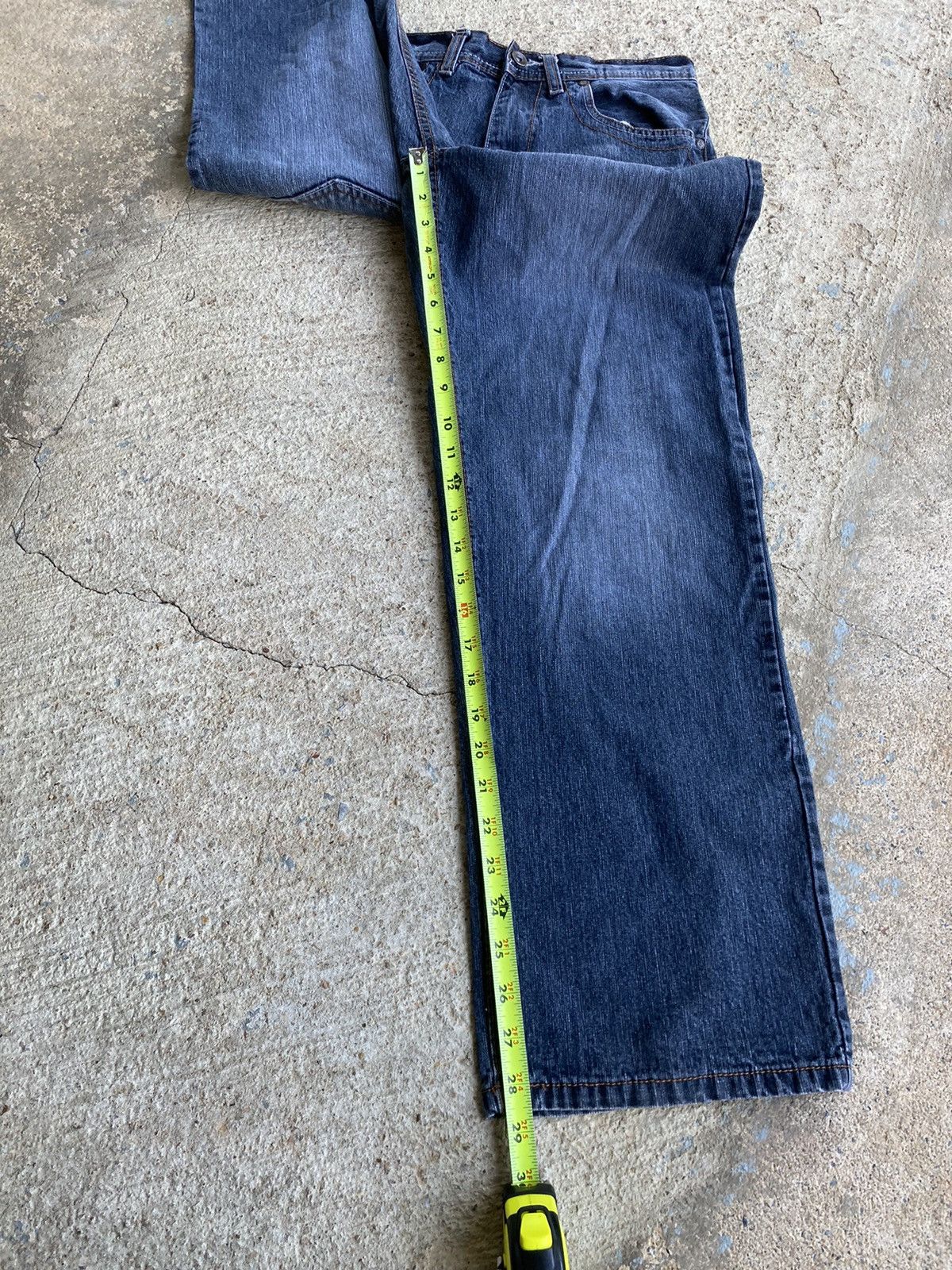 Affliction × Vintage Vintage Y2K Affliction Style Embroidered Pocket Jeans Size US 28 / EU 44 - 13 Thumbnail