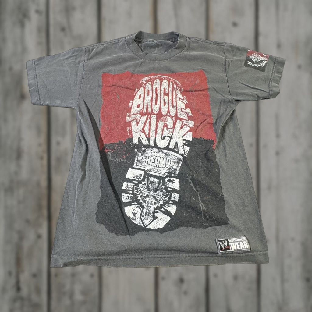 Vintage VINTAGE WWE Sheamus Brogue Kick T-Shirt Men Small Gray Wrestling Tee Sports Pop Culture Authentic Size US S / EU 44-46 / 1 - 1 Thumbnail