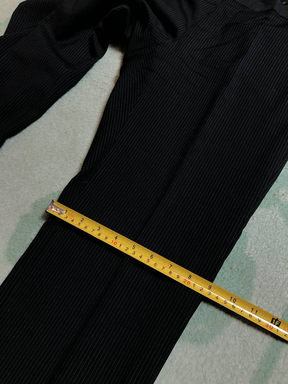 Polo Ralph Lauren RALPH LAUREN BLACK LABEL Black Cotton Flat Front Dress Pants Size US 31 - 13 Thumbnail