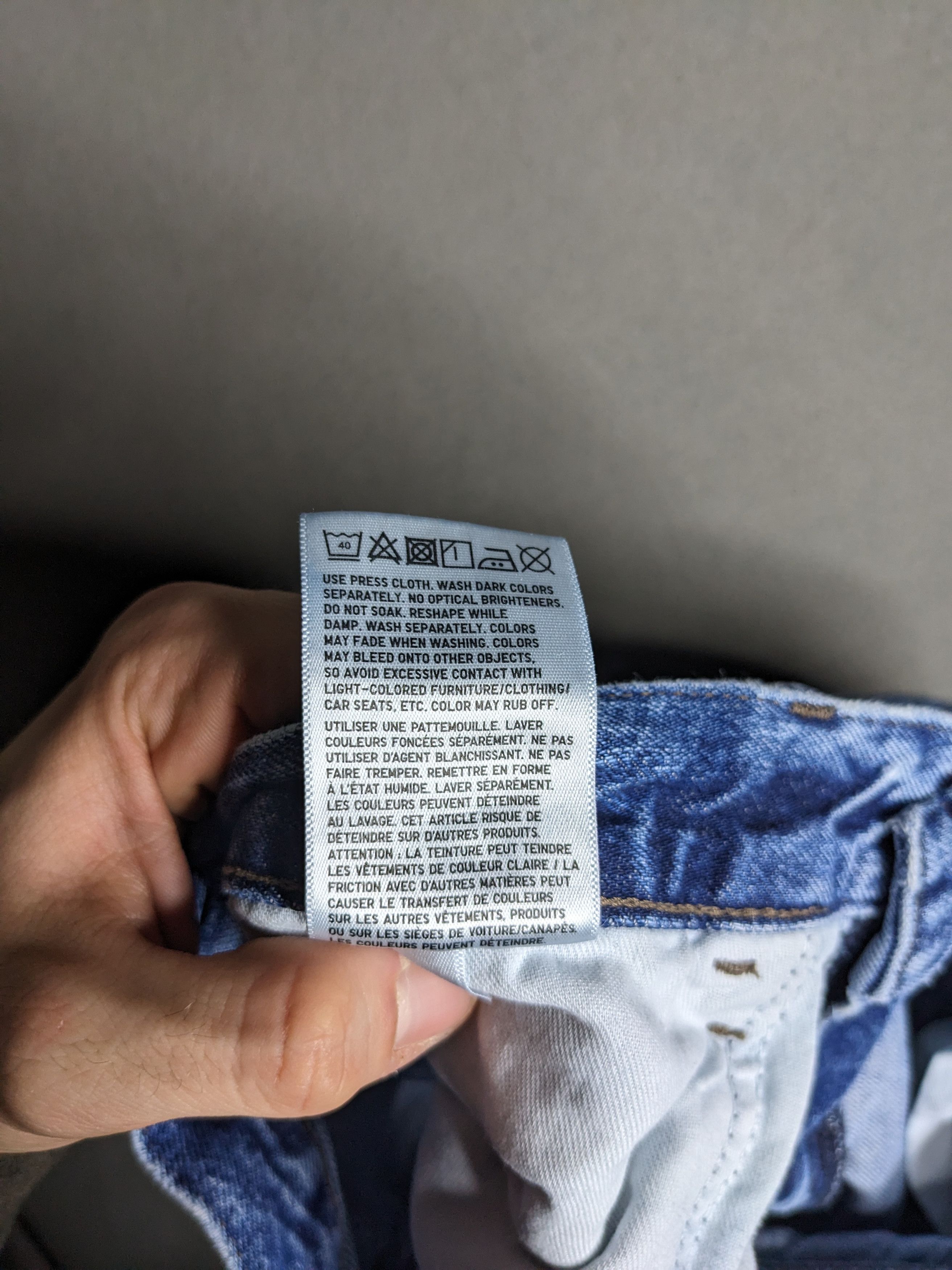 JW Anderson × Uniqlo JW Anderson x Uniqlo Straight Jeans 30x30 Washed Denim Pants Size US 30 / EU 46 - 15 Thumbnail