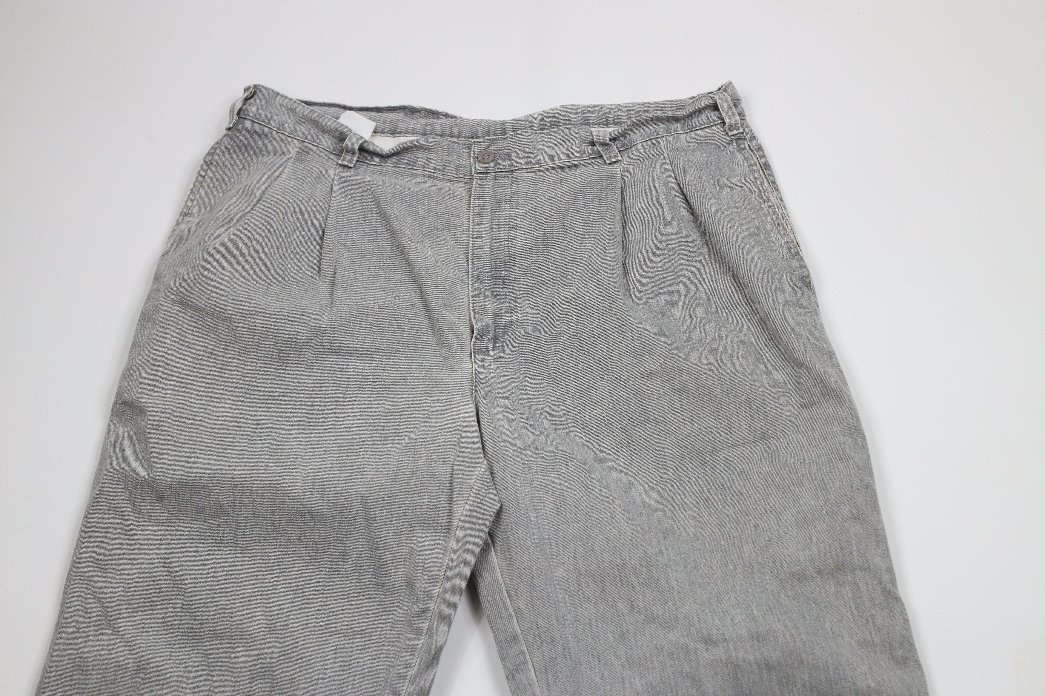 Vintage Vintage 90s Streetwear Baggy Fit Stonewash Jeans Gray USA Size US 38 / EU 54 - 2 Thumbnail