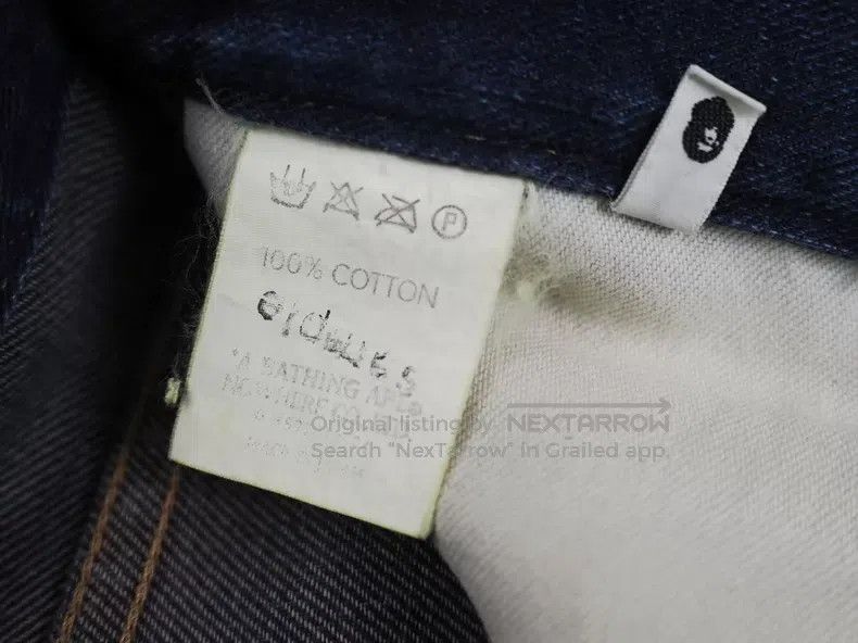 Bape BAPE size S Blue Washed Denim Jeans Size US 27 - 8 Thumbnail