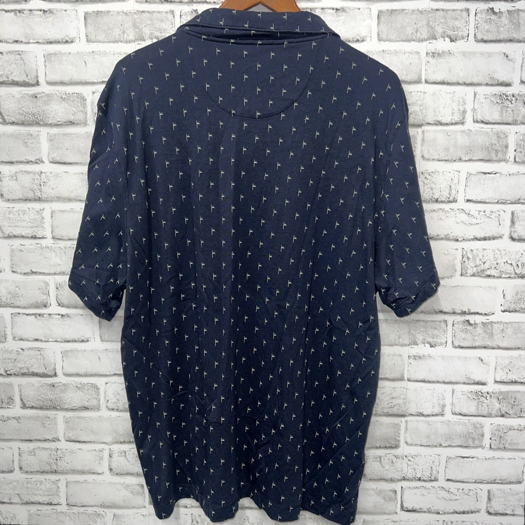 UNTUCKit UNTUCKit Polo Shirt Mens 2XL Blue Polo Untuckit Polo Shirt Men 2XL Blue Size US XXL / EU 58 / 5 - 4 Thumbnail