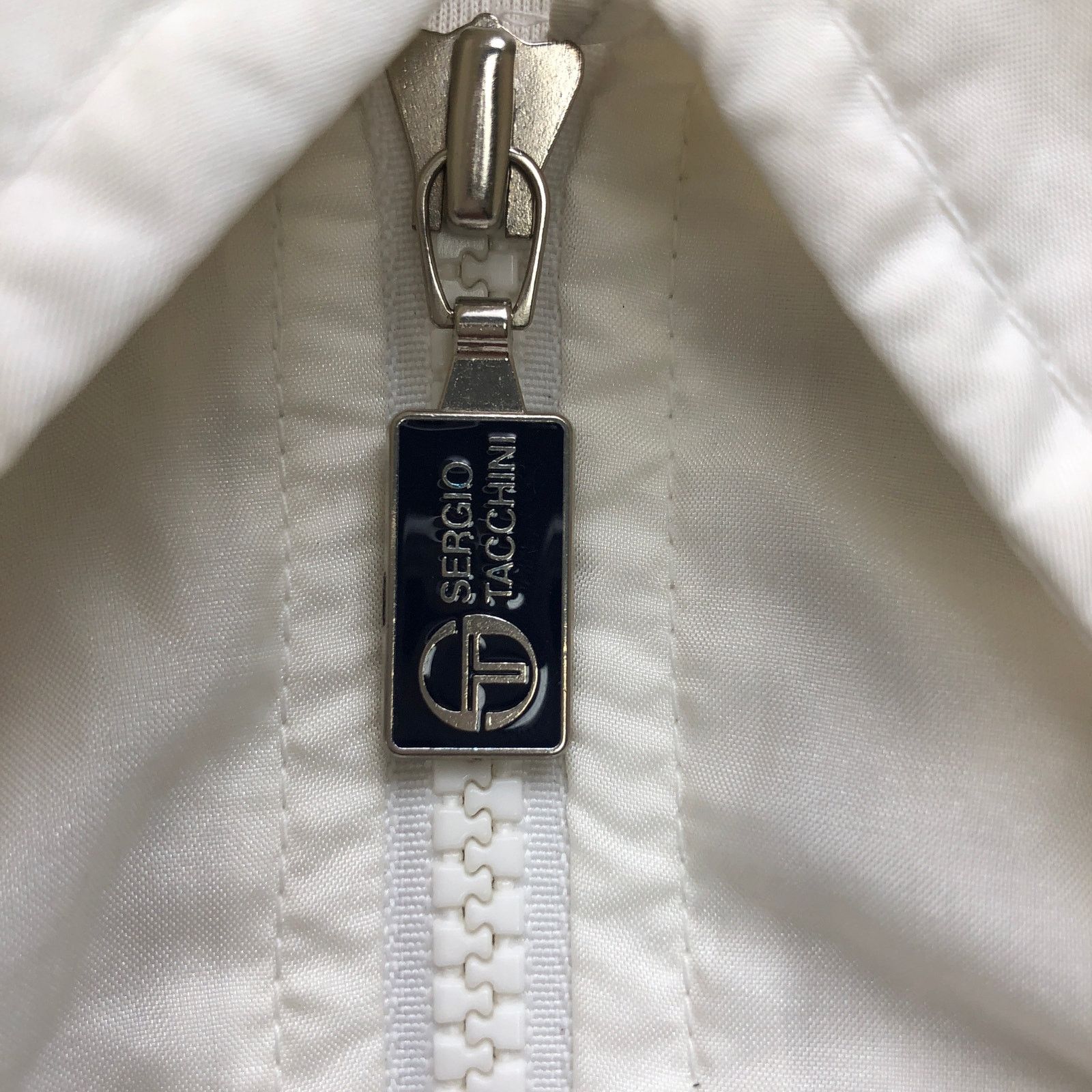 Sergio Tacchini Vintage 80s Sergio Tacchini Track Jacket Womens Small White Size S / US 4 / IT 40 - 10 Thumbnail