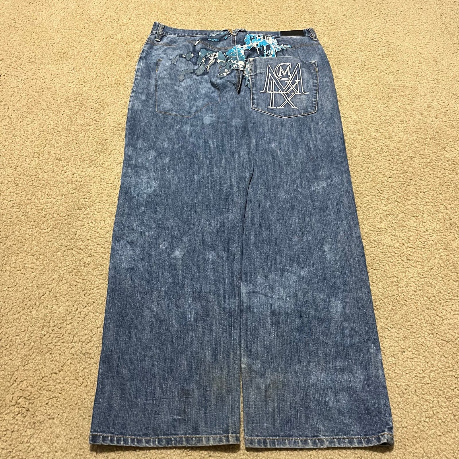 JNCO × Sean John × Vintage SEAN JOHN Y2K CRAZY BAGGY PATCHWORK
