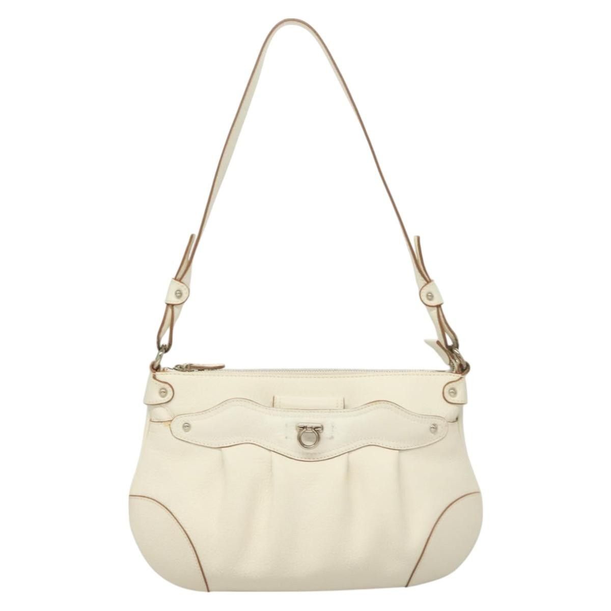 Salvatore Ferragamo Salvatore Ferragamo Gancini Shoulder Bag Leather Size ONE SIZE - 1 Thumbnail