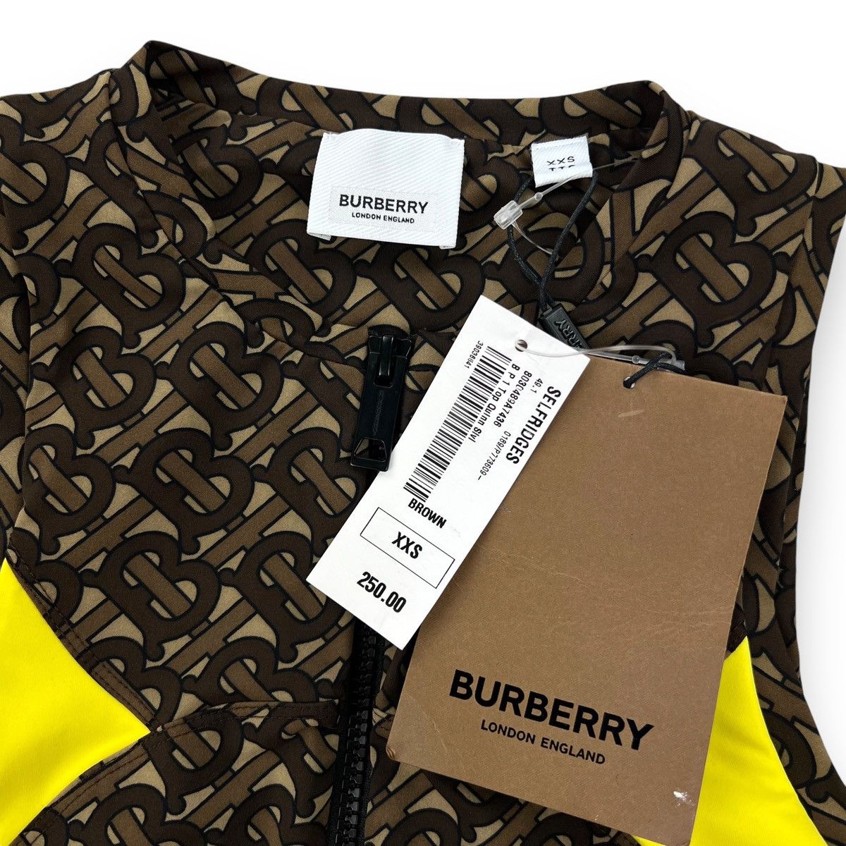 Burberry Burberry Monogram Panelled Top Size XXS / US 00 / IT 34 - 3 Thumbnail