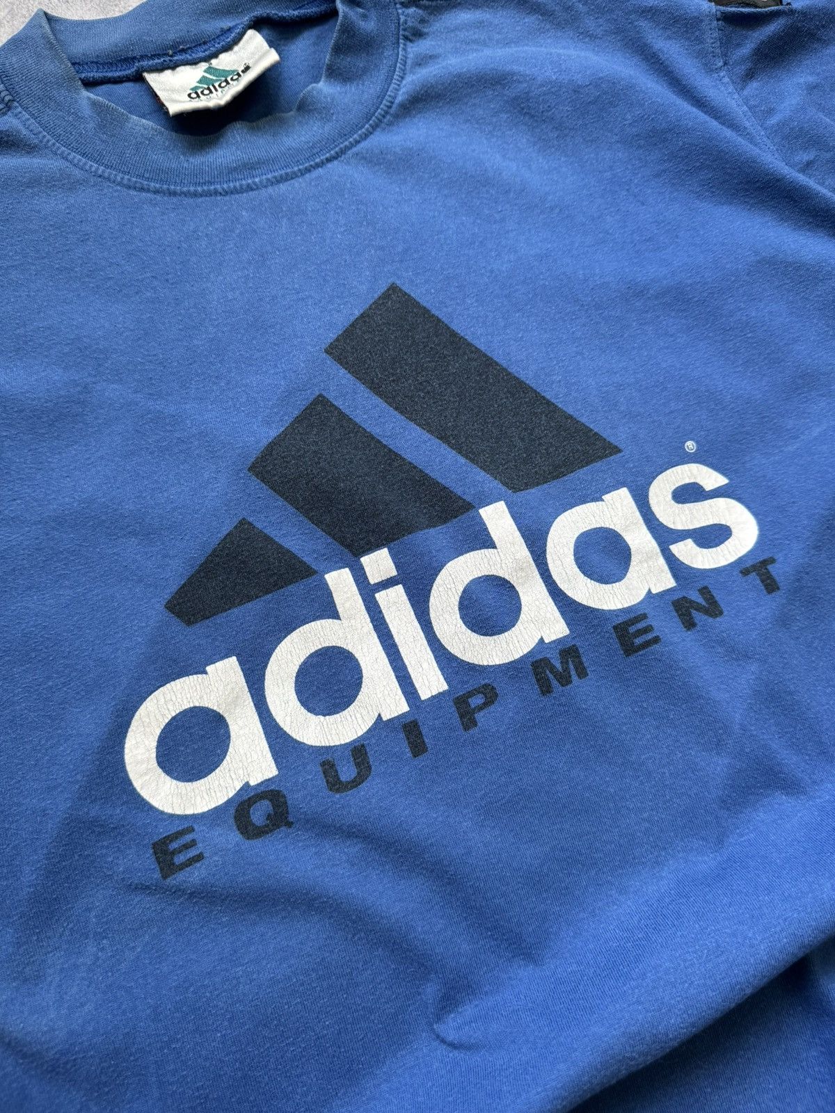 Adidas × Vintage Adidas Equipment t-shirt vintage 90s t-shirt Size US XL / EU 56 / 4 - 4 Thumbnail