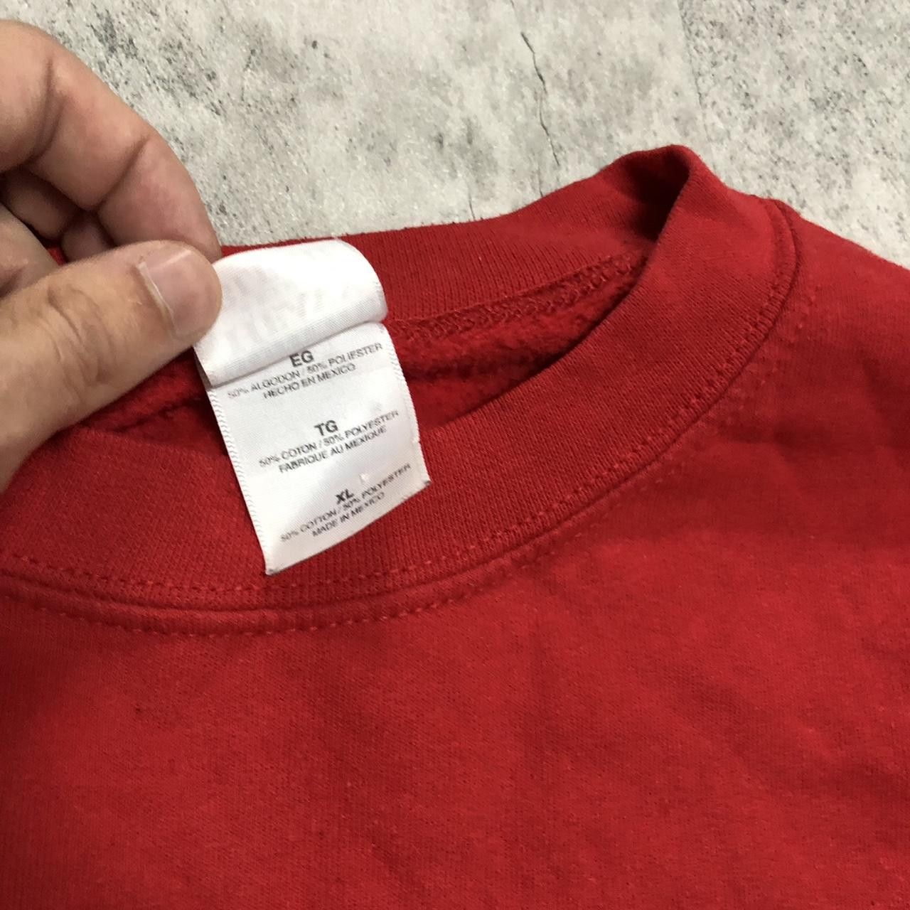 Gildan vintage 90s crewneck sweatshirt clothing Boxy rap hip hop Size US XL / EU 56 / 4 - 4 Thumbnail