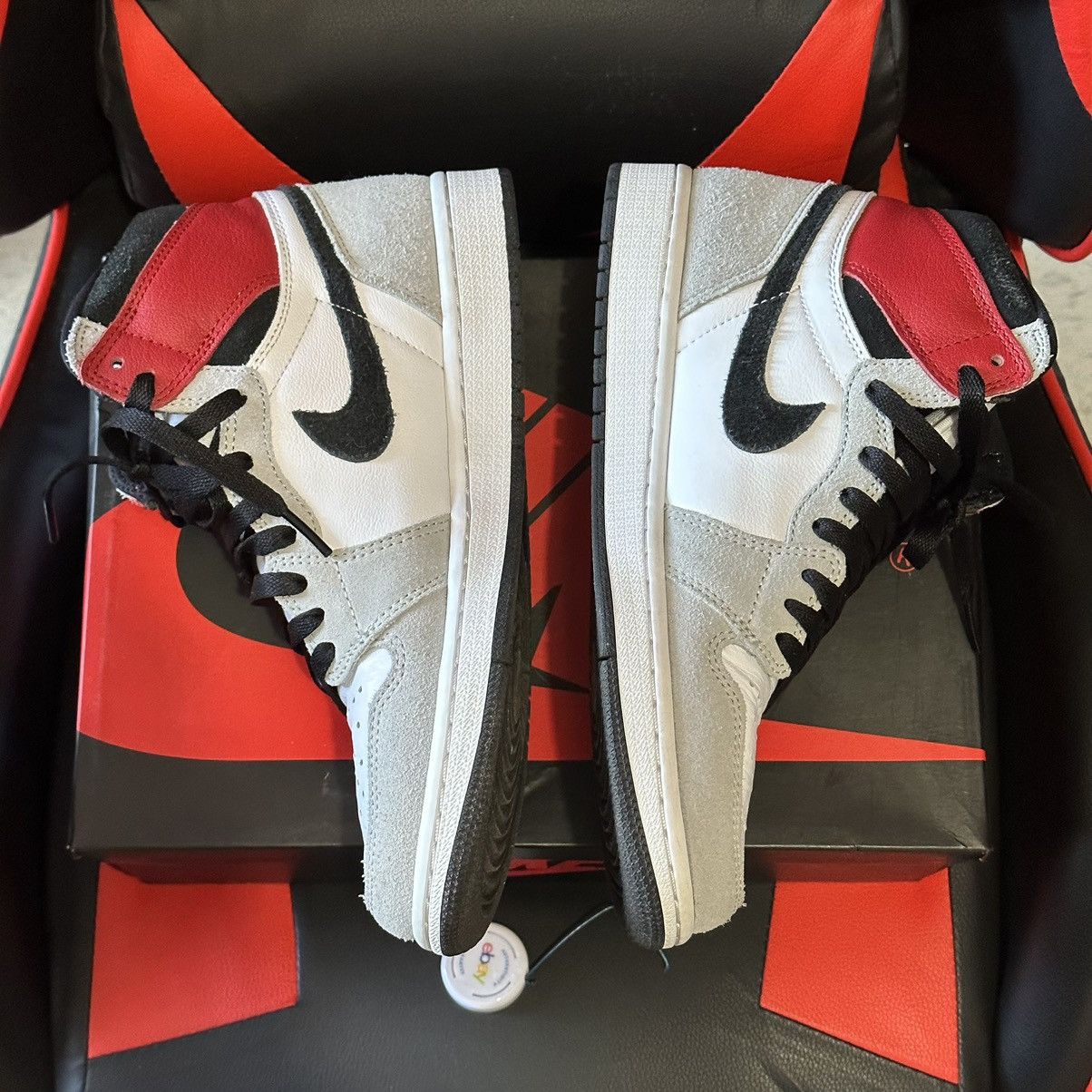 Jordan Brand × Nike Nike Air Jordan 1 Retro High Smoke Grey Size 8.5 555088-125 Size US 8.5 / EU 41-42 - 2 Thumbnail
