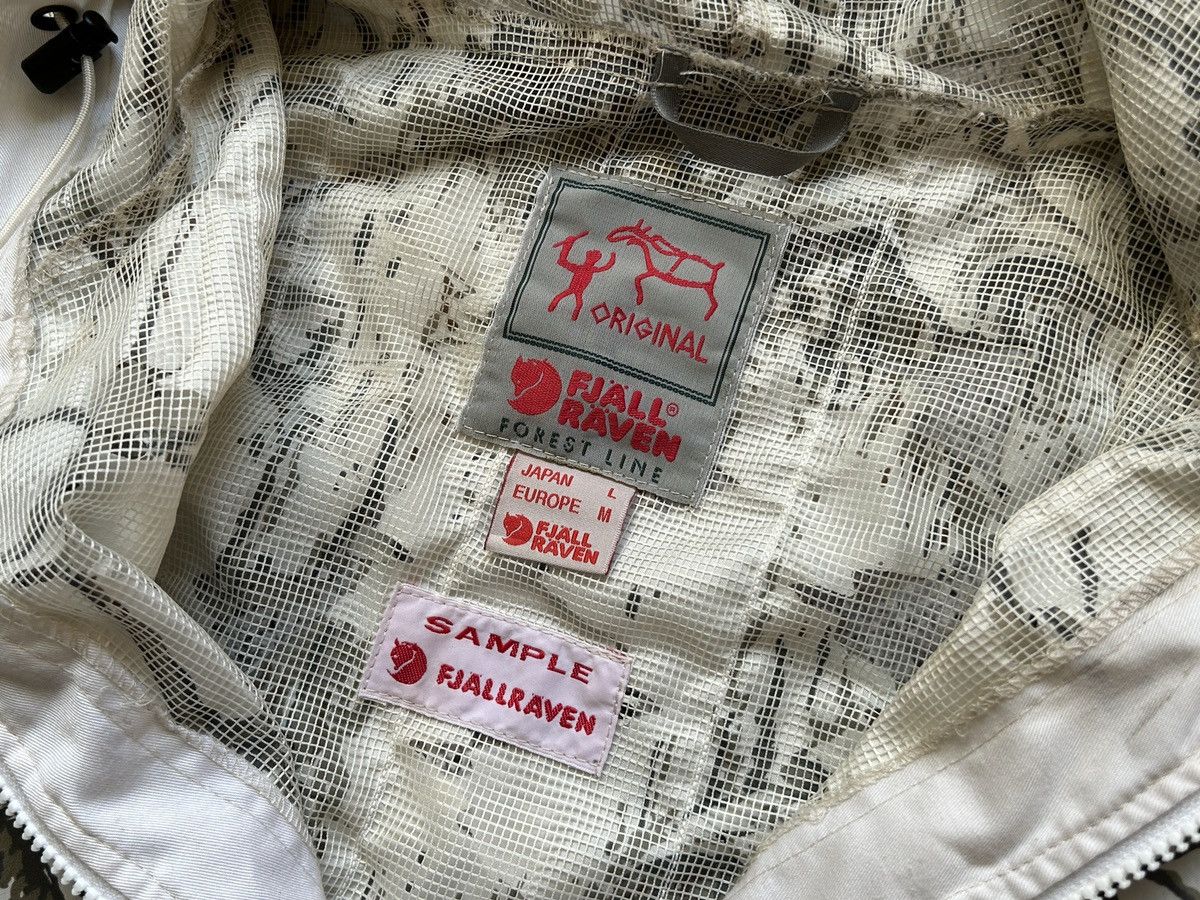 Fjallraven × Vintage Fjallraven Sample White camo jacket leaves vintage Size US M / EU 48-50 / 2 - 2 Thumbnail