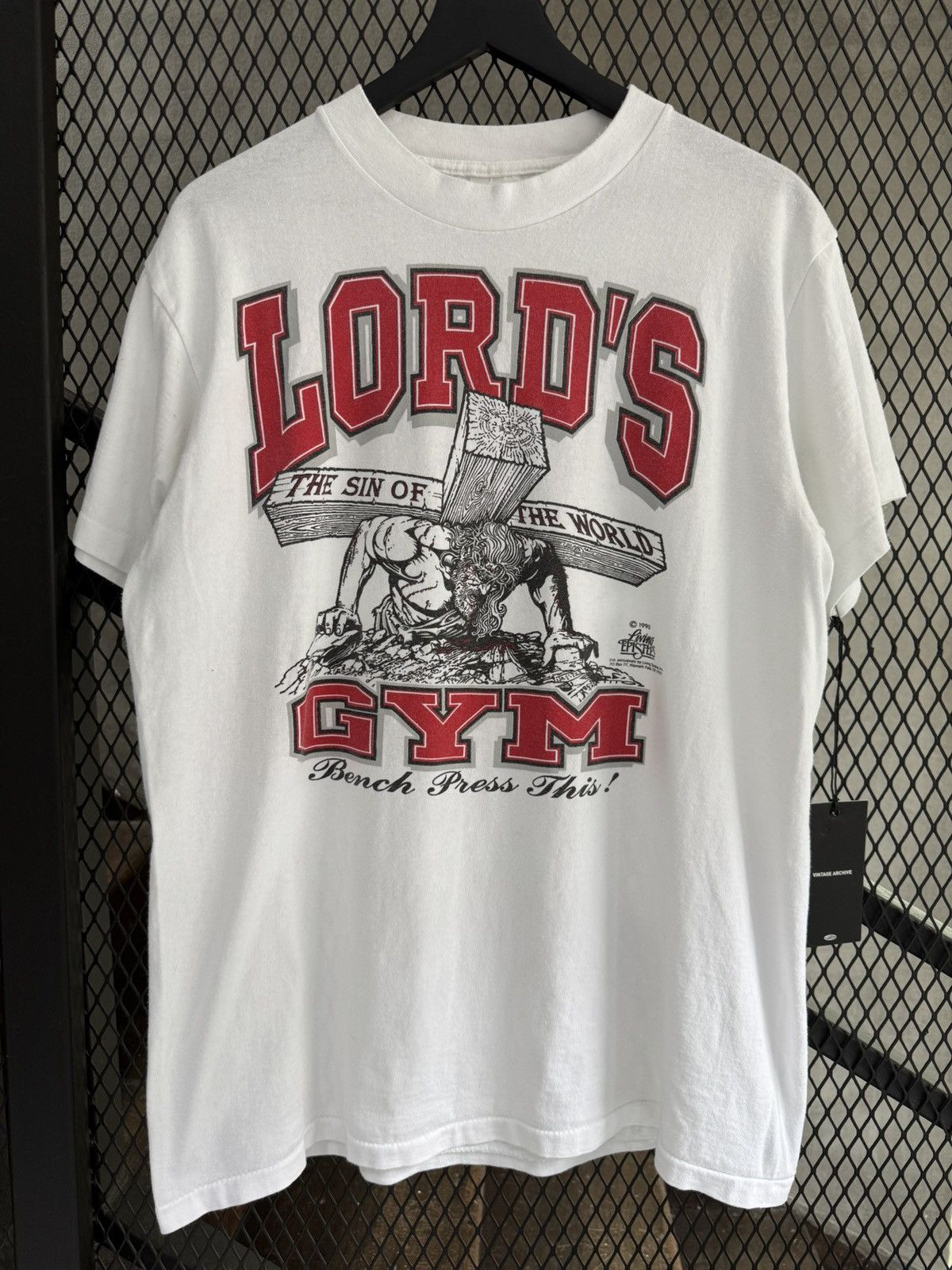 Other Vintage 1990 Lord’s Gym Jesus Living Epistles Tee Size US L / EU 52-54 / 3 - 1 Thumbnail