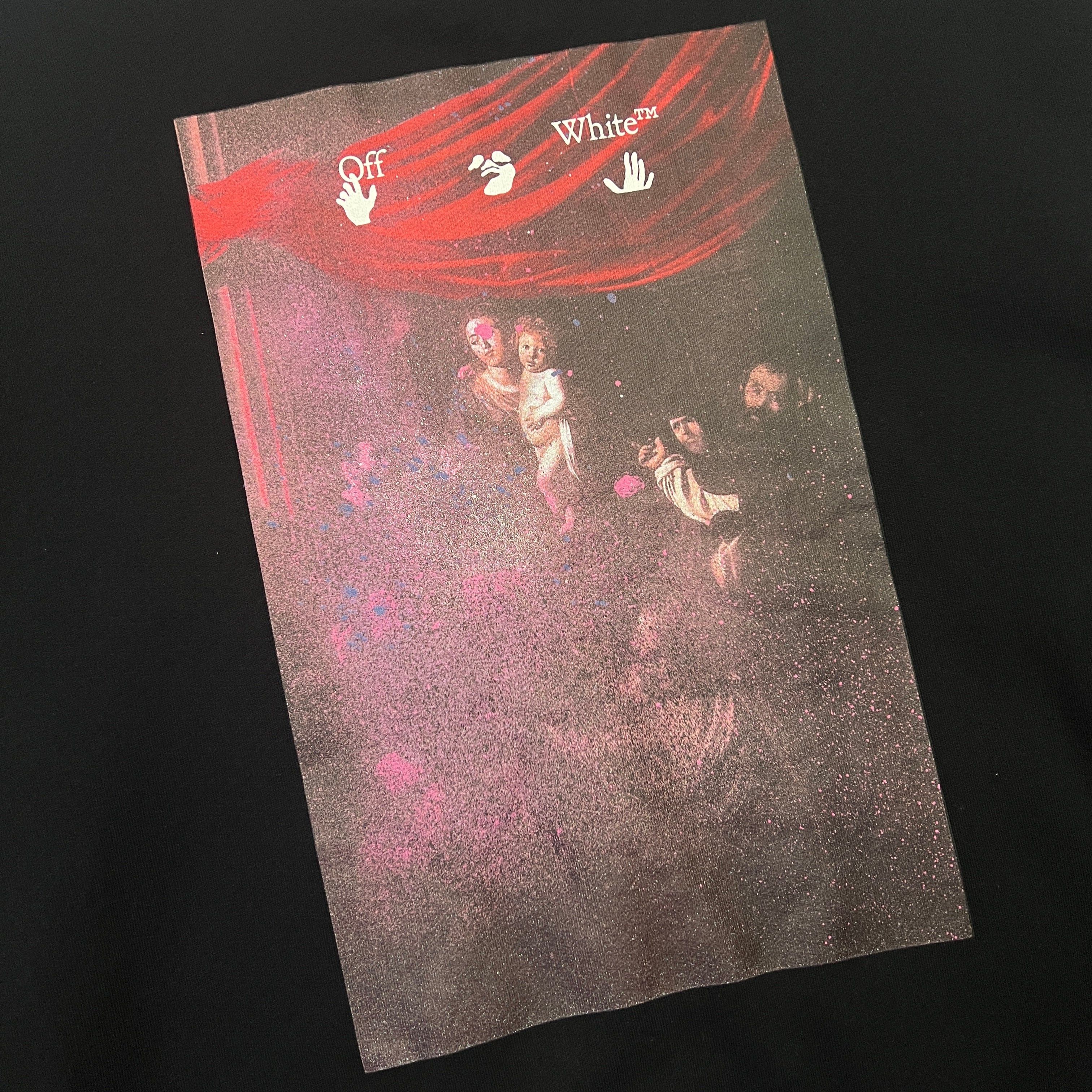 Off-White Off-White Sprayed Caravaggio Arrows Sweatshirt Size US XL / EU 56 / 4 - 3 Thumbnail
