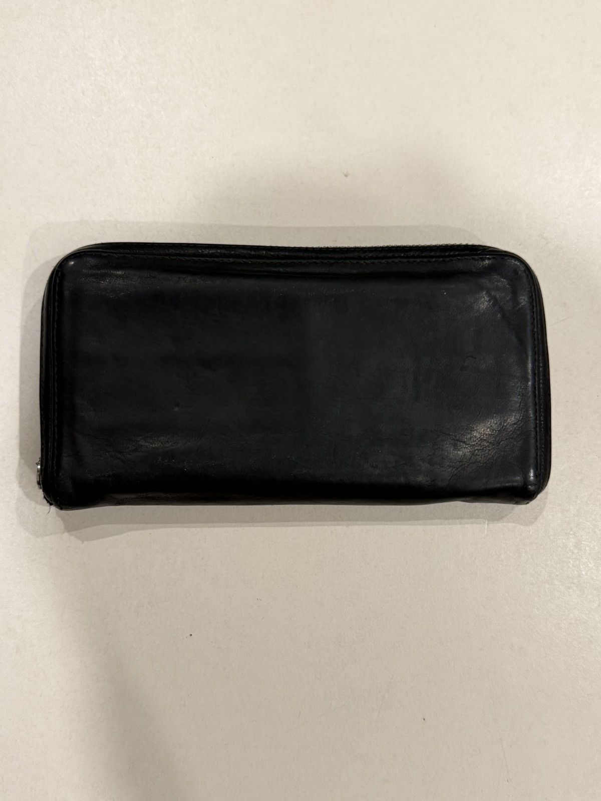 Chrome Hearts Chrome Hearts 3 Cemetery Cross Patch Leather RecF Zip Wallet Size ONE SIZE - 5 Thumbnail
