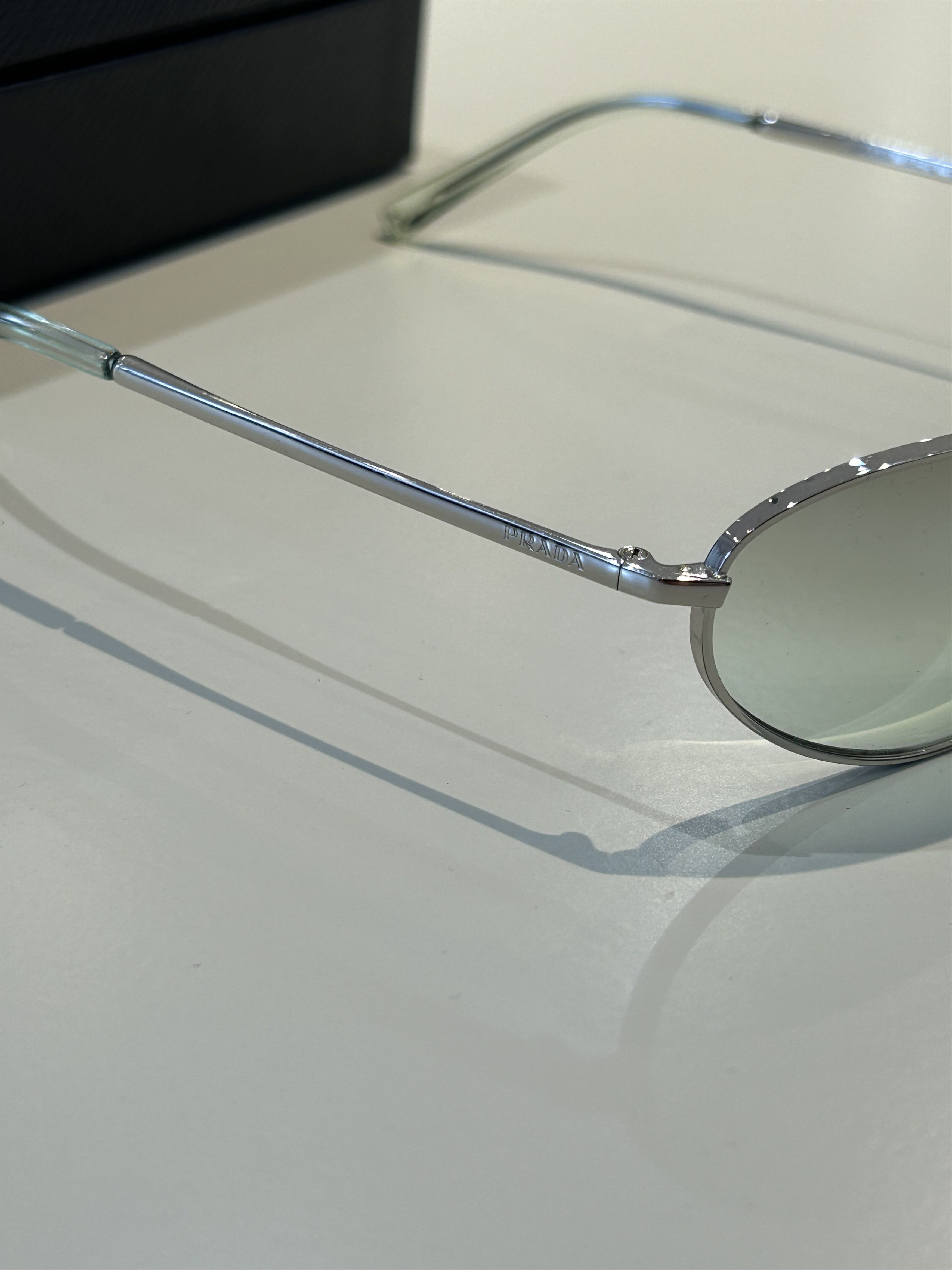 Prada Prada Oval Sunglasses Size ONE SIZE - 2 Thumbnail