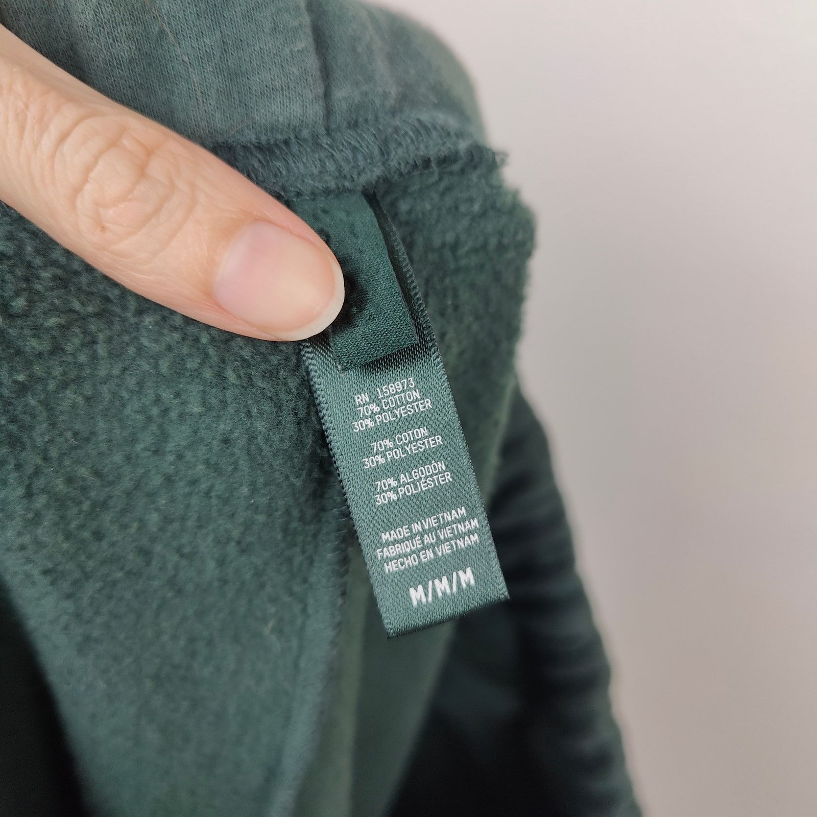 Other Skims Cotton Fleece Straight Leg Pants Medium Sage Green Size 28" / US 6 / IT 42 - 10 Thumbnail