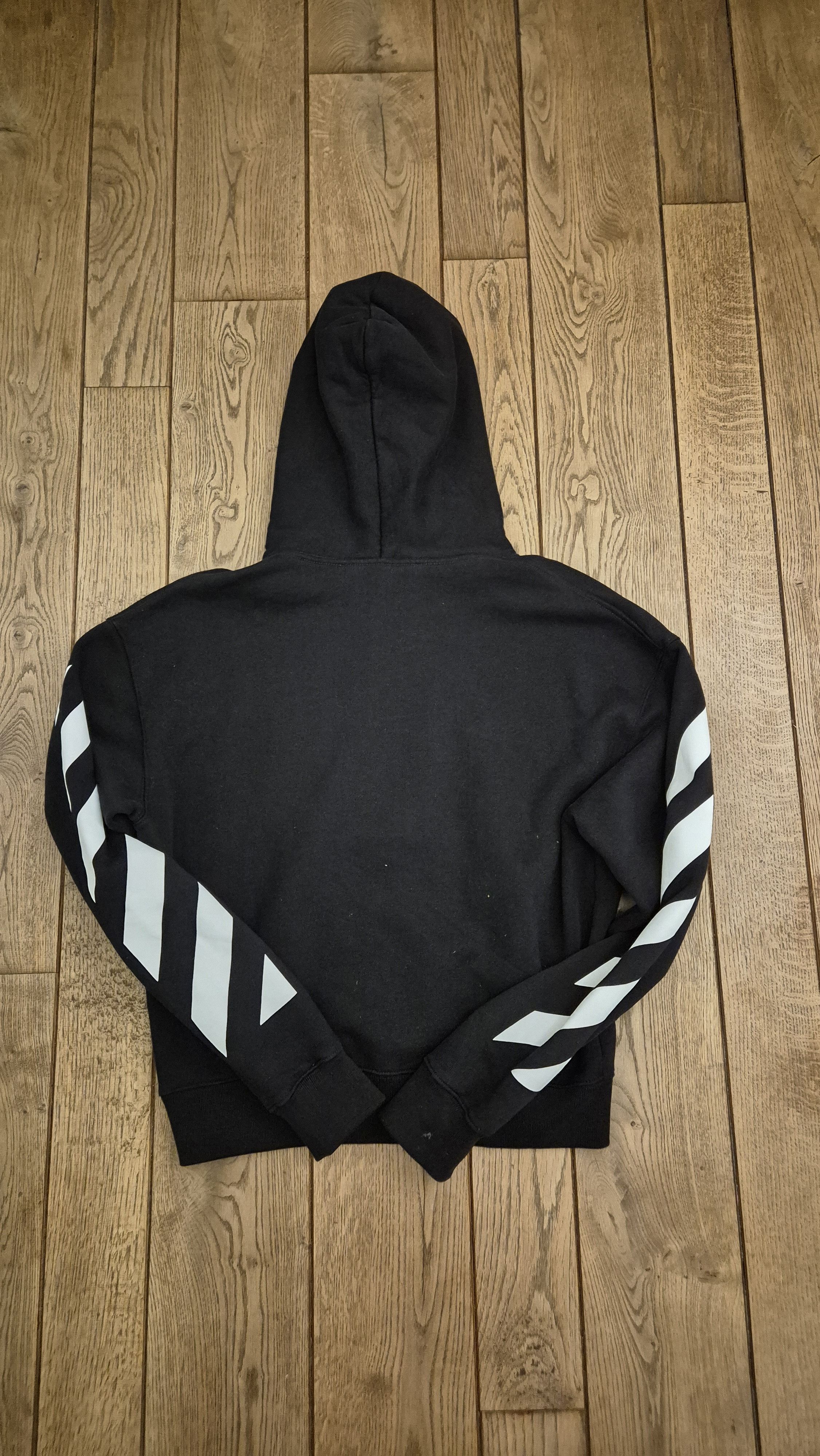 Off-White OFF-WHITE Diagonal Helvetica Oversized Hoodie Size US XS / EU 42 / 0 - 2 Thumbnail