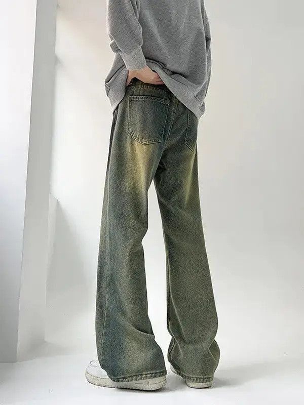 Japanese Brand Retro loose patchwork gradient jeans Size US 32 / EU 48 - 4 Thumbnail