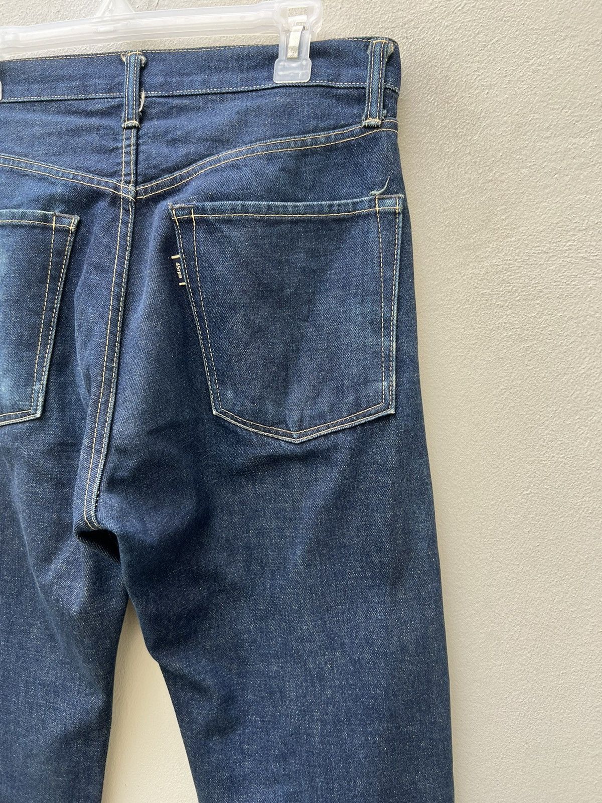 45rpm Vintage 90s 45rpm Japan Mud Denim Straight Leg Jeans Size US 32 / EU 48 - 19 Thumbnail