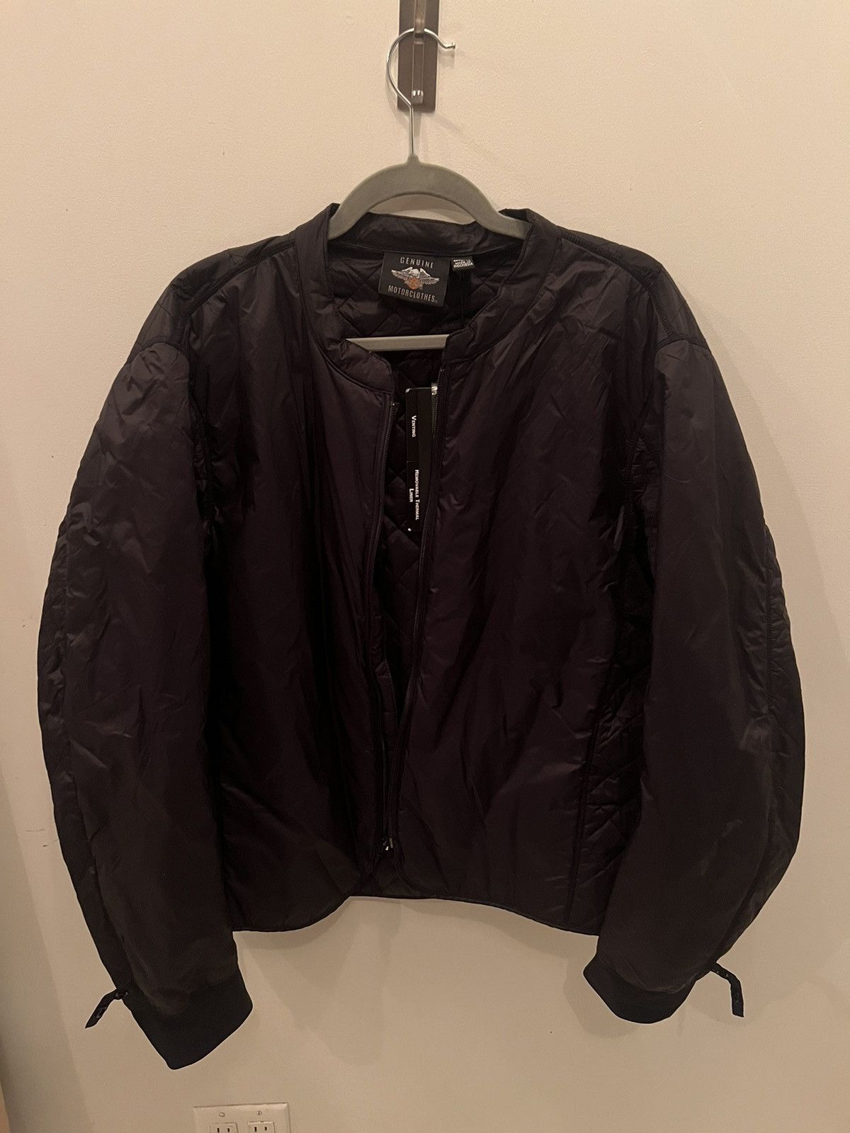 Harley Davidson × Vintage Harley Davidson Leather Racer Jacket Size US L / EU 52-54 / 3 - 3 Thumbnail
