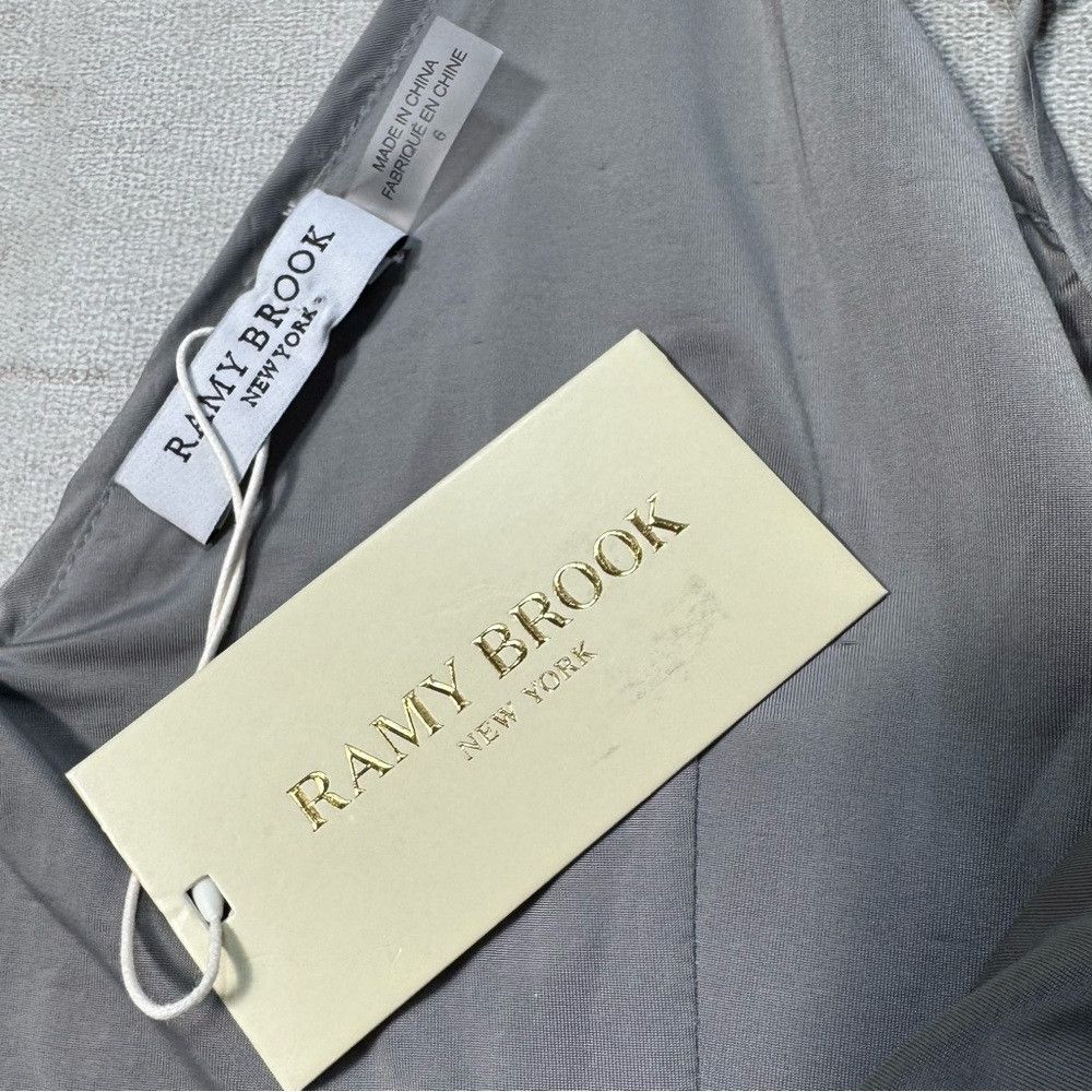 Ramy Brook NWT New $495 Ramy Brook Silver Sequin Lila Mini Dress Size Size M / US 6-8 / IT 42-44 - 6 Thumbnail