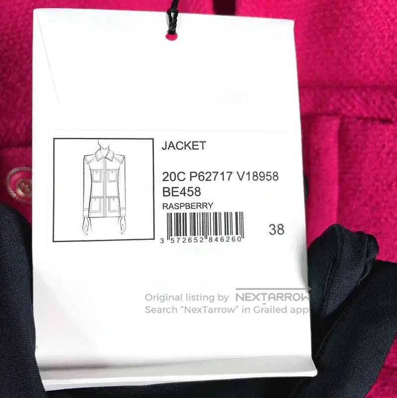 Chanel Chanel Pink Cotton Women's Jacket . Size M / US 6-8 / IT 42-44 - 7 Thumbnail