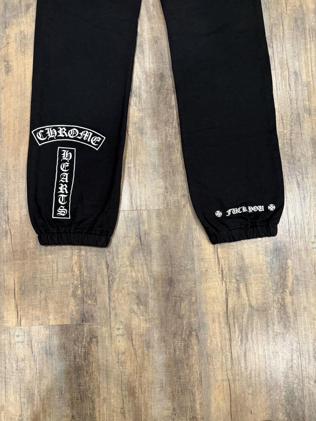 Chrome Hearts RARE Chrome Hearts Cross Scroll T Bar Fuck You Sweatpants Size US 34 / EU 50 - 4 Thumbnail