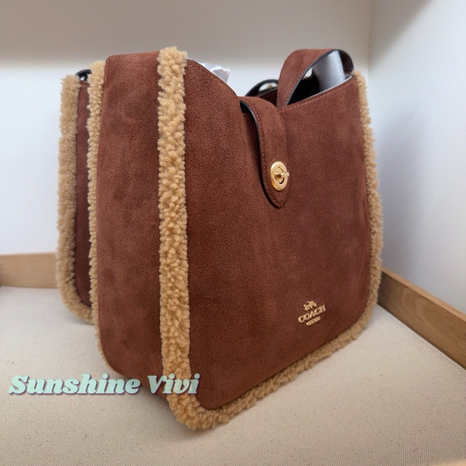 Coach NWT Coach CCZ26 Hadley Convertible Crossbody Bag Brown Size ONE SIZE - 3 Thumbnail