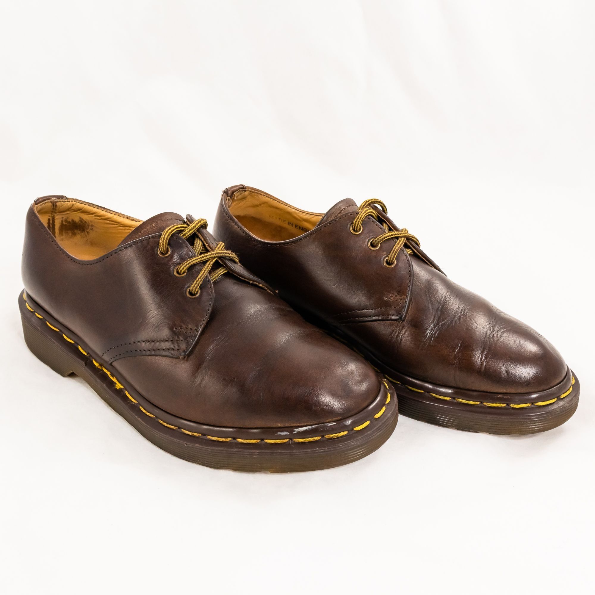 Dr. Martens Dr. Martens 1461 Made in England Brown Leather Oxfords UK 4 Size US 6 / IT 36 - 1 Thumbnail