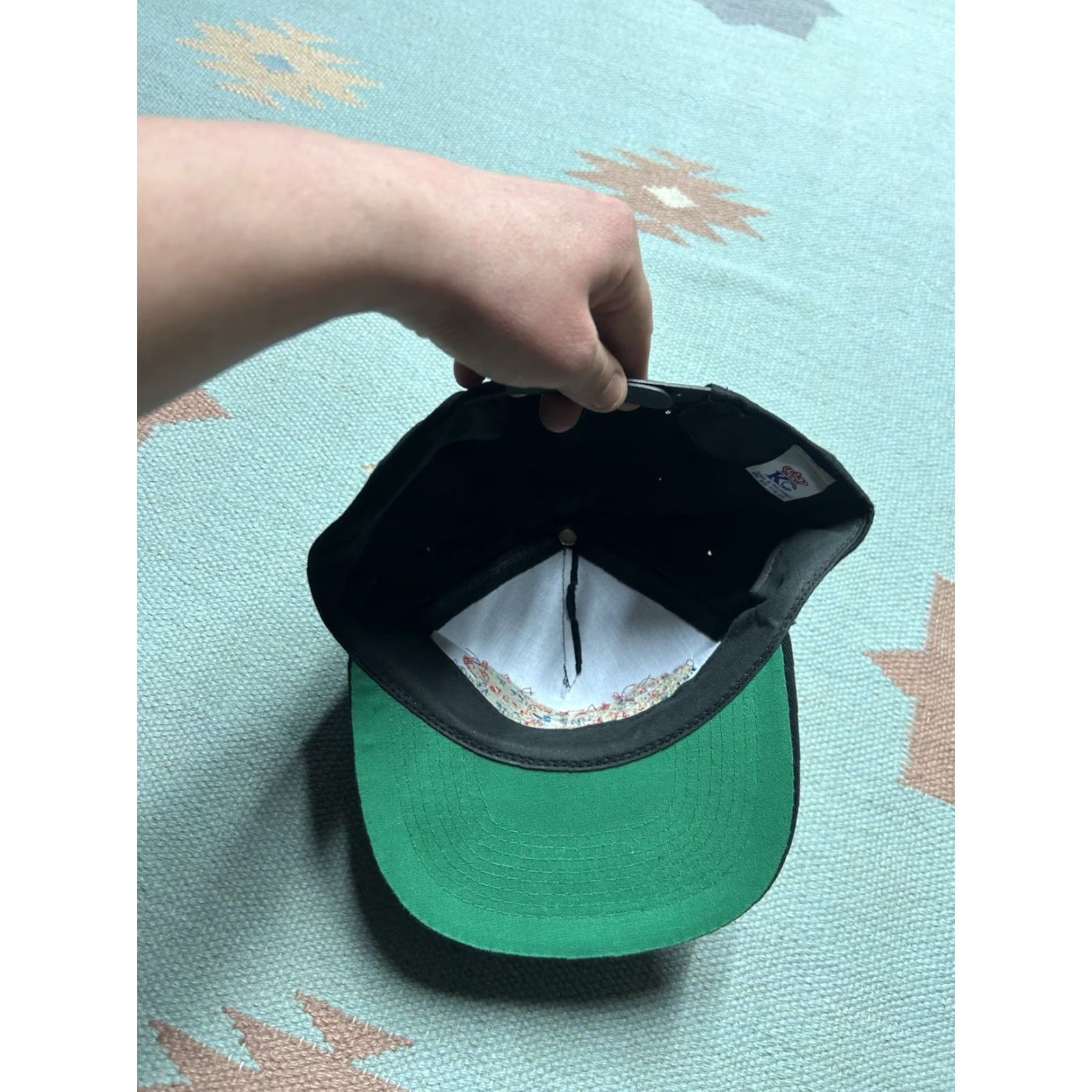 Vintage VINTAGE SnapBack Hat Cap Old Fart Funny Joke Humor Novelty Black Embroidered Men Adjustable Snapback Size ONE SIZE - 5 Thumbnail