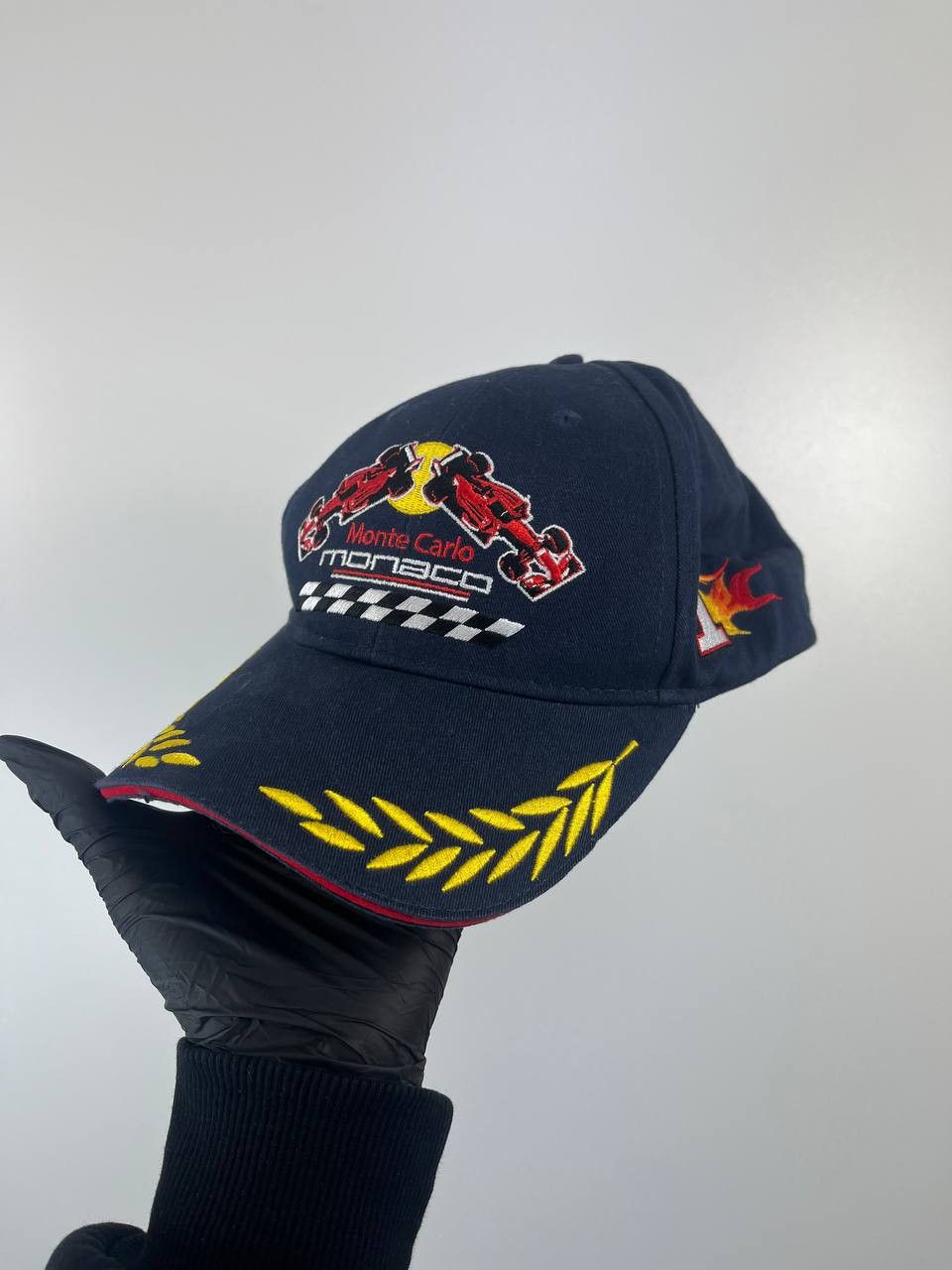 Club Monaco Monte Carlo Monaco Grand Prix Racing Cap Navy Hat ONE Size Size ONE SIZE - 1 Thumbnail