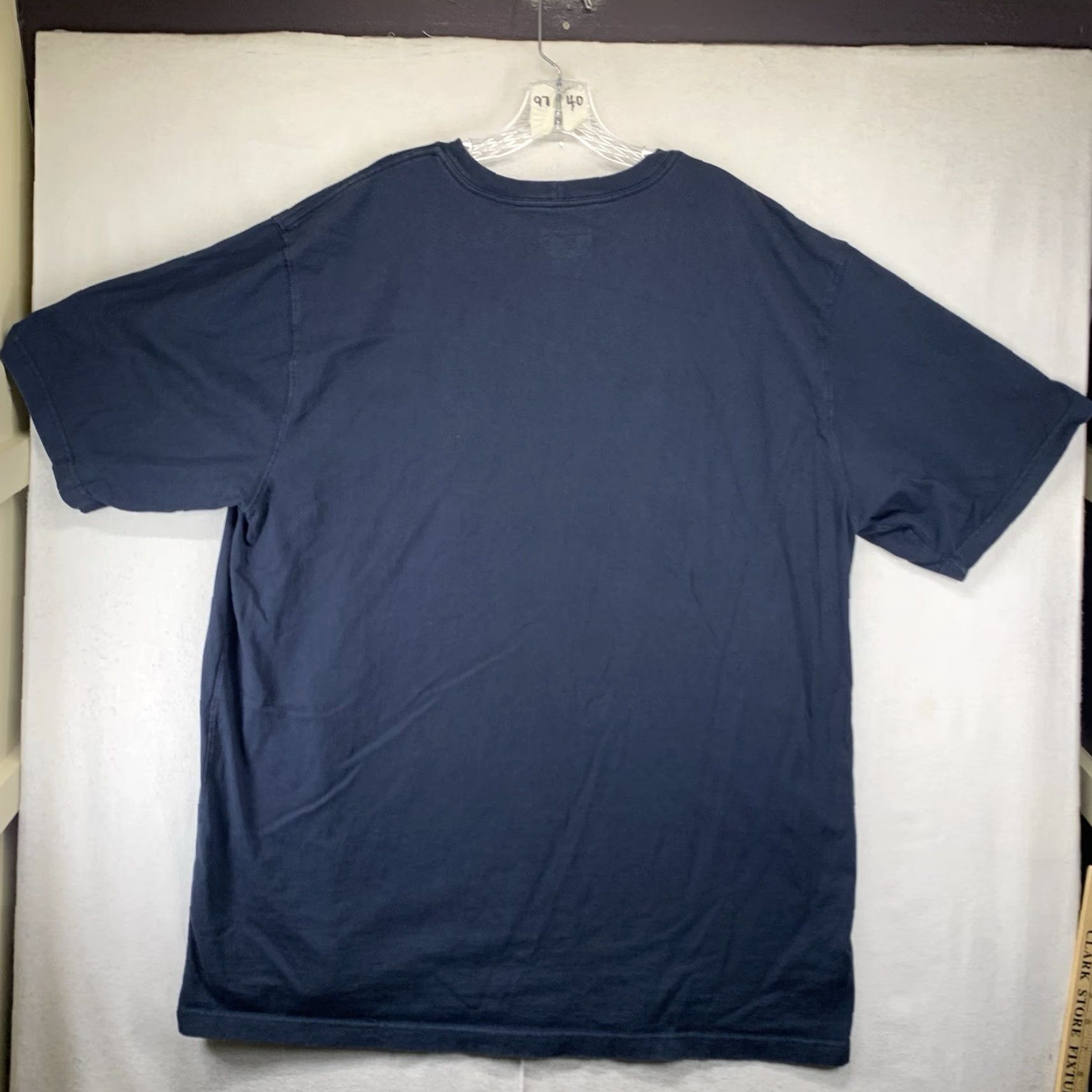 Carhartt VINTAGE Carhartt Mens Navy 2XLT TALL Short Sleeve T-Shirt Loose Fit All Cotton Size US XXL / EU 58 / 5 - 2 Thumbnail