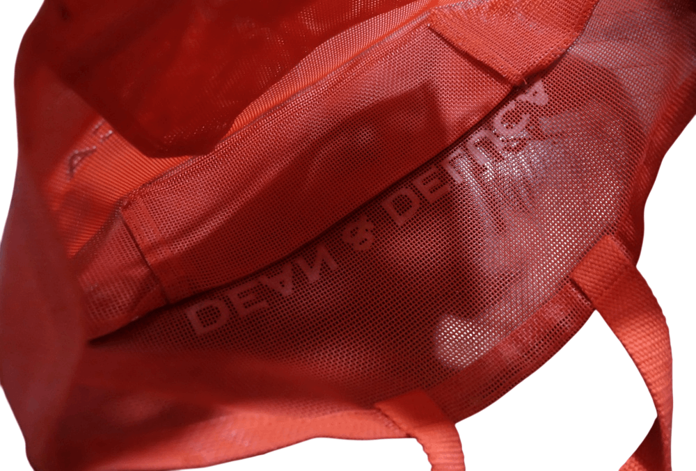 Other Dean & Deluca Mesh Handbag Orange Rubber Size ONE SIZE - 3 Thumbnail