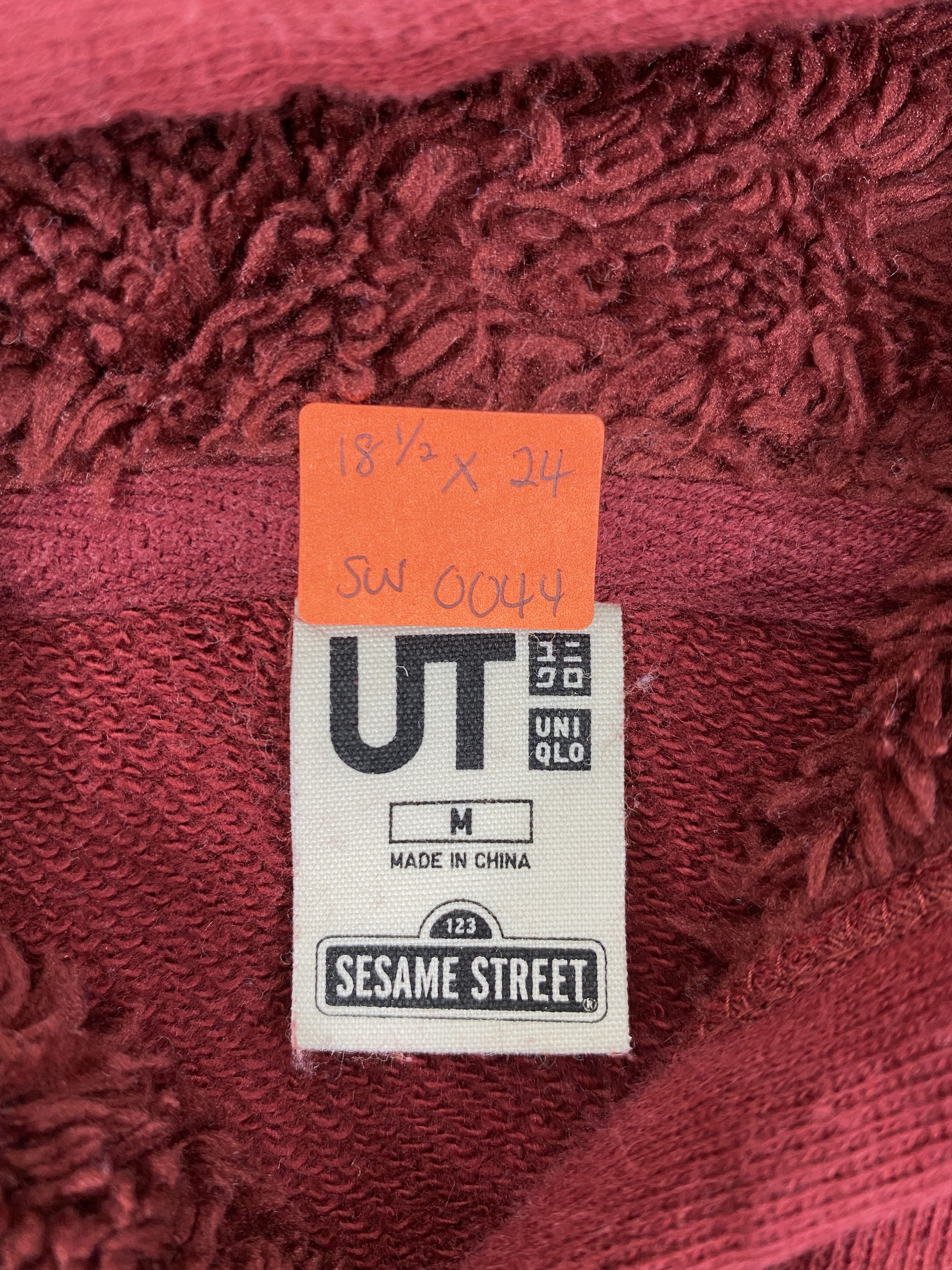 Cartoon Network Sesame Street x Uniqlo Big Face Hoodie -SW044 Size US XS / EU 42 / 0 - 5 Thumbnail