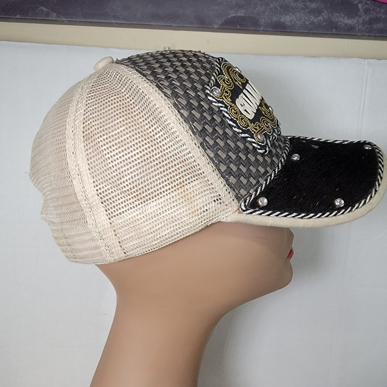 Other Tan & Black Snap Back Trucker Hat "Guanajuato" Size ONE SIZE - 3 Thumbnail