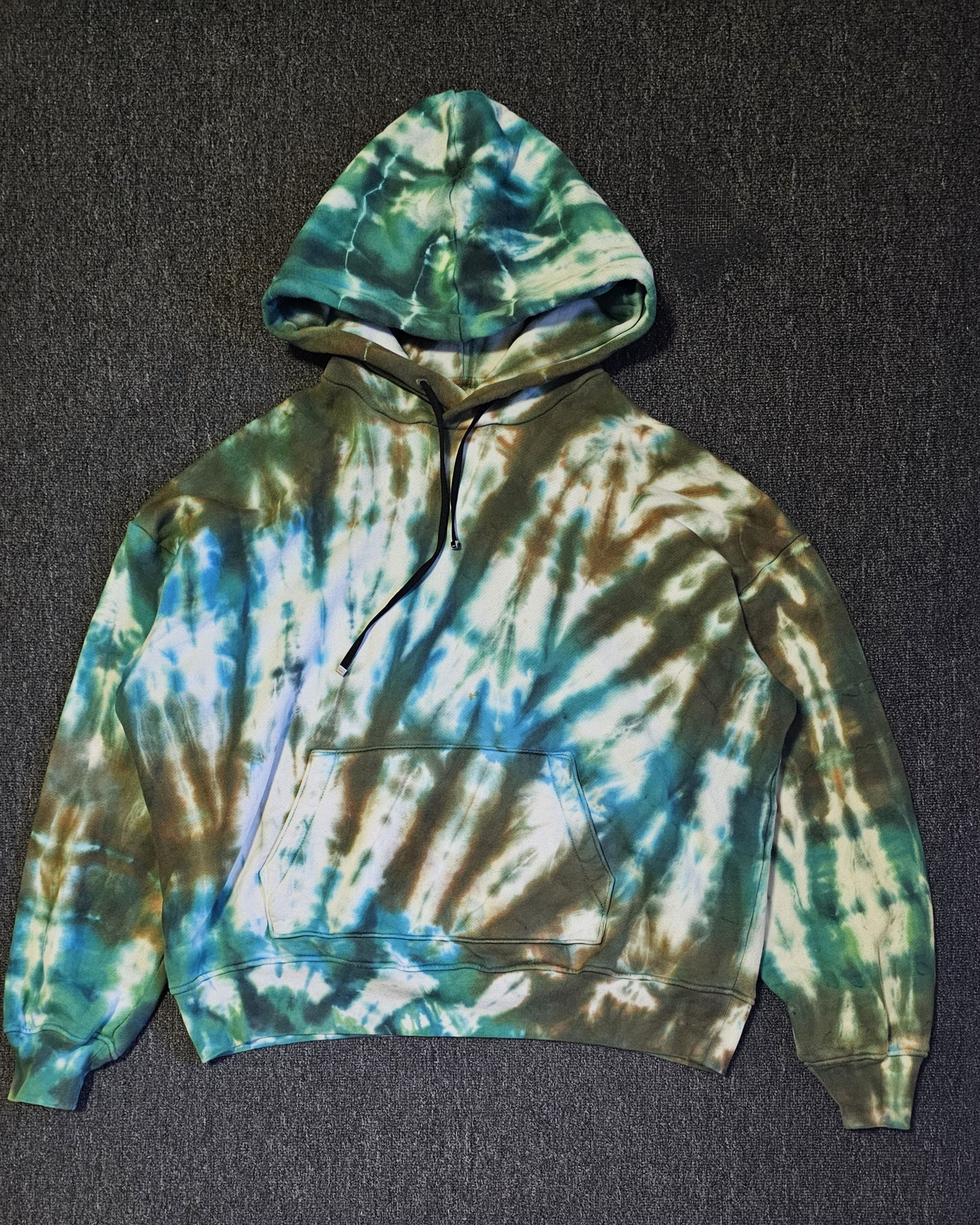 Amiri Men's Tie-Dye Oversize Sweatshirts Hoodie Size S