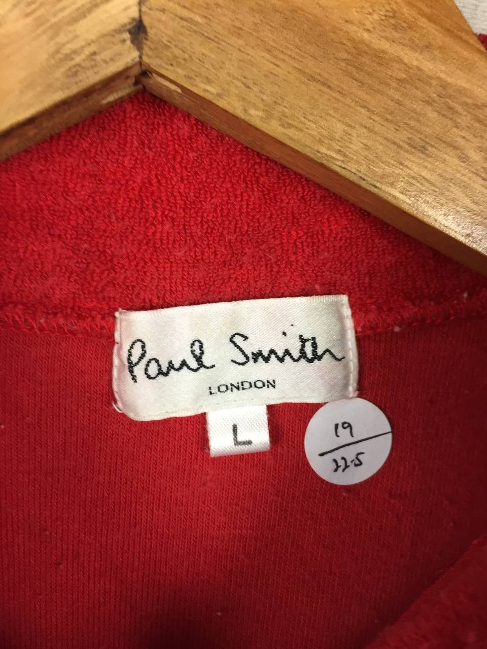 Paul Smith Vtg Paul Smith London Terry Cloth Quarter Zip Pullover Size US M / EU 48-50 / 2 - 8 Thumbnail