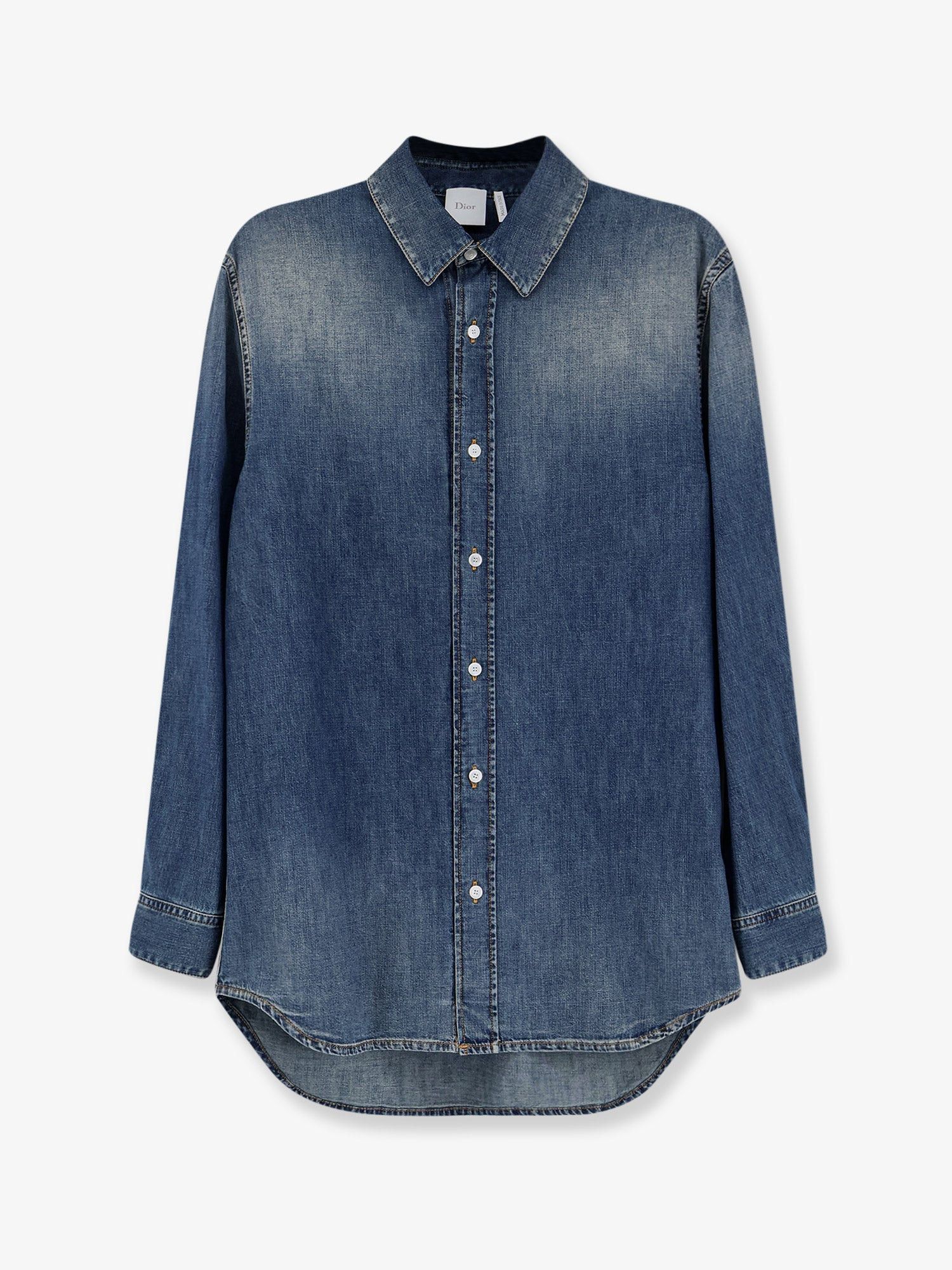 Dior Vintage Denim Shirt Size M / US 6-8 / IT 42-44 - 1 Thumbnail